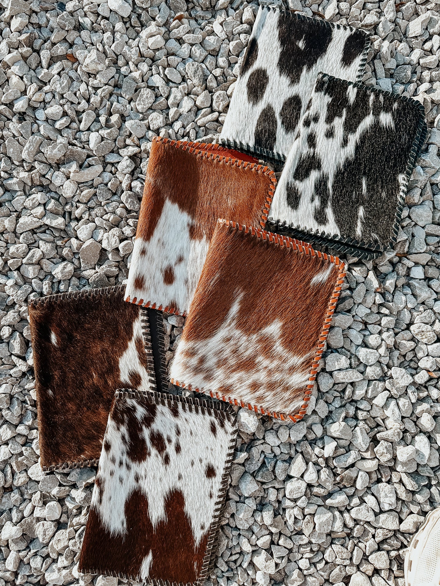 Cowhide Buckstitch Bible Cover