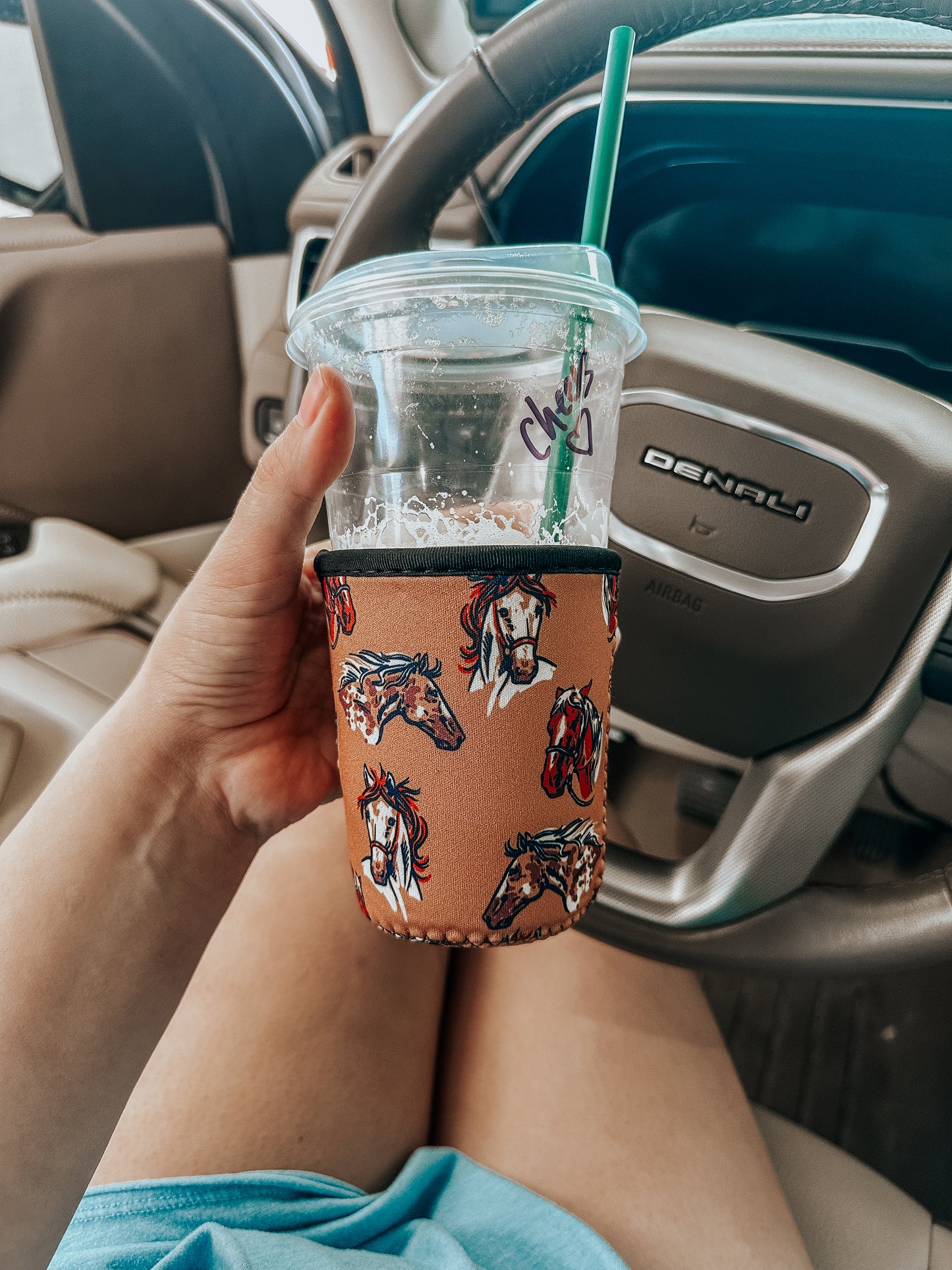 Wild Horses Latte Koozie