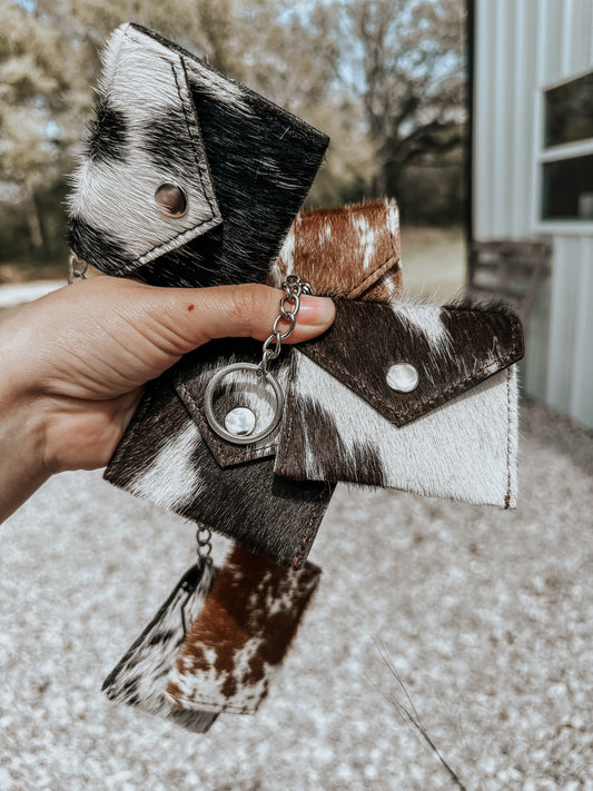 Cowhide AirPods Keychain