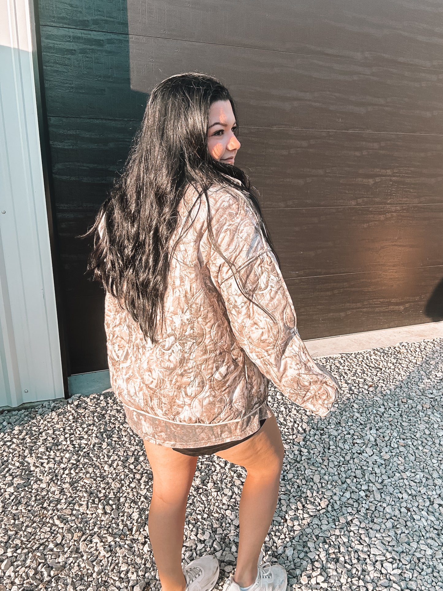 Cloud Jacket in Leafy Camo