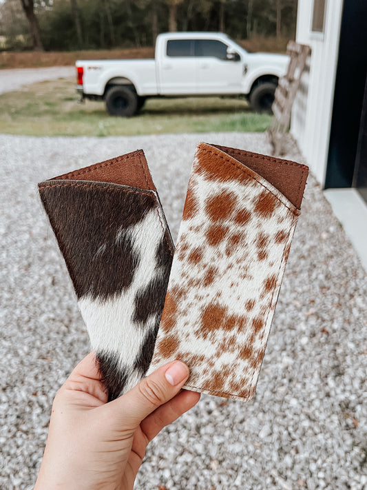 Cowhide Glasses Sleeve