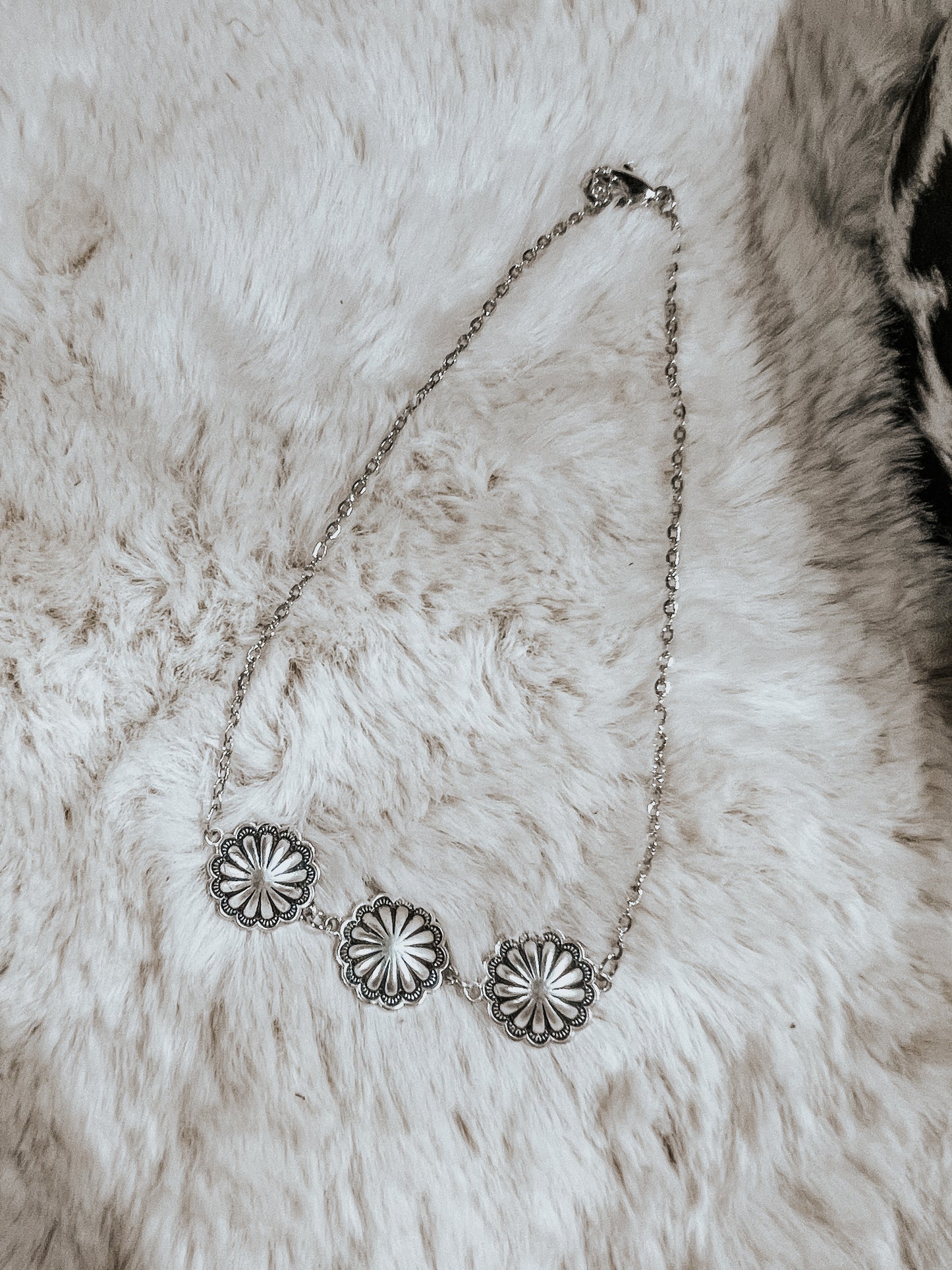 Triple Concho Necklace
