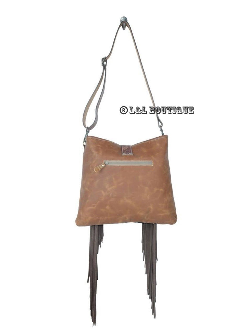 Cynosure Cowhide Leather Crossbody