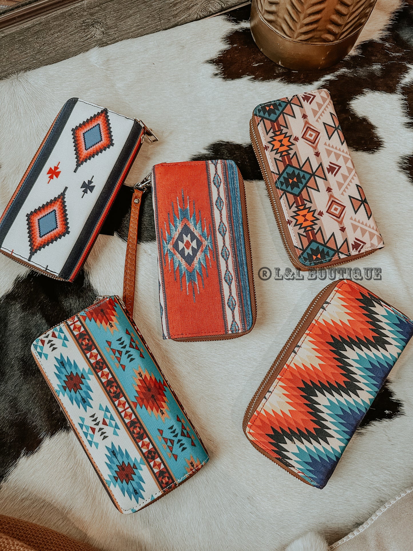 Aztec Wristlet Wallet