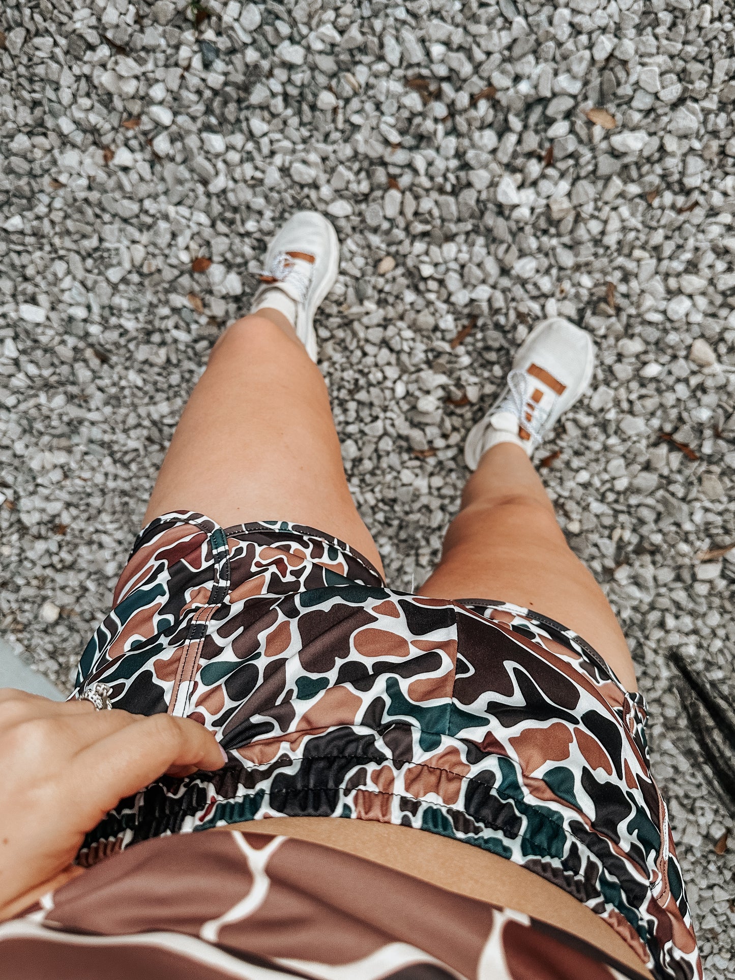 Old School Camo Shorts in Brown
