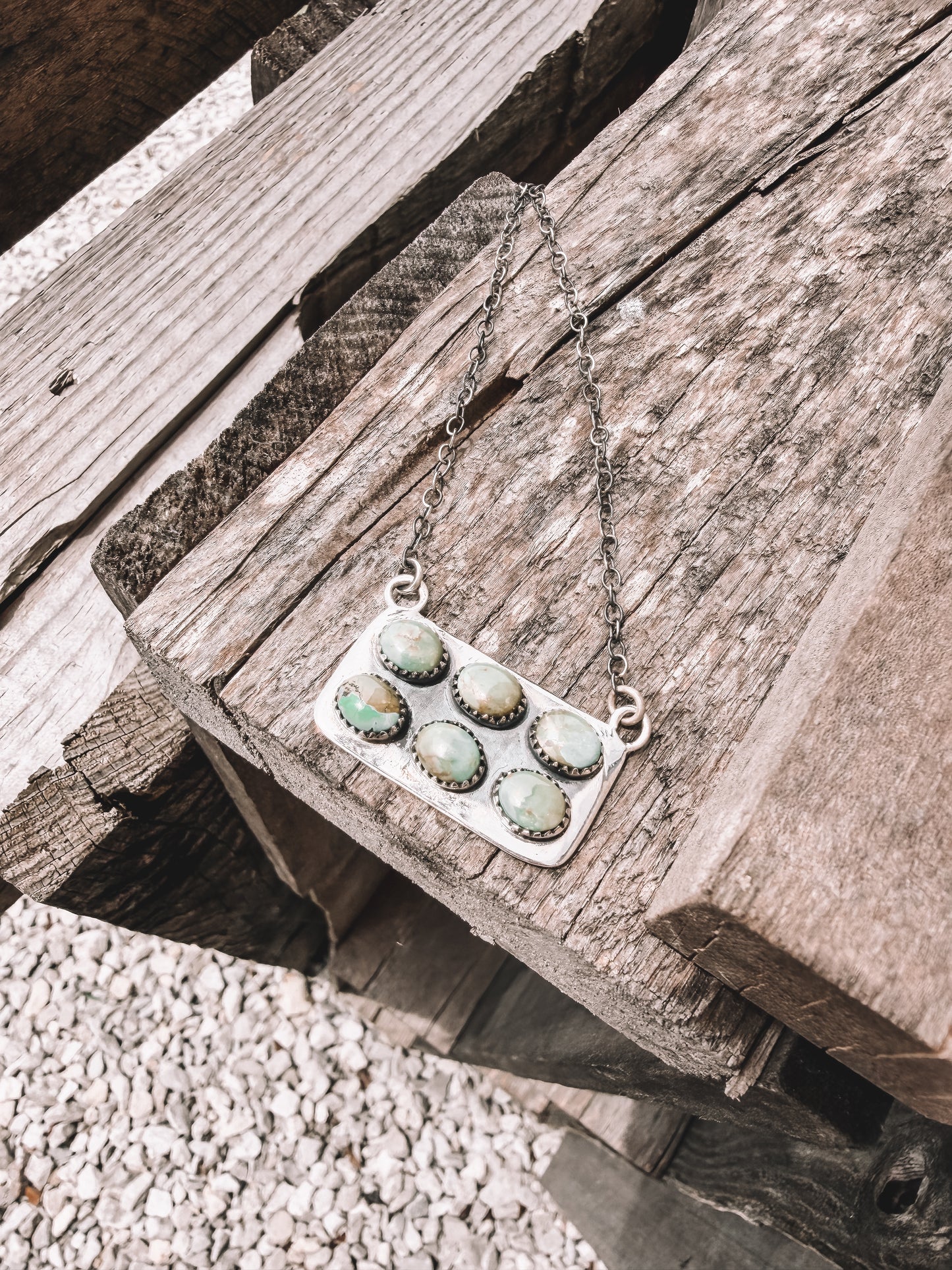 Stoned By Six Necklace in Green