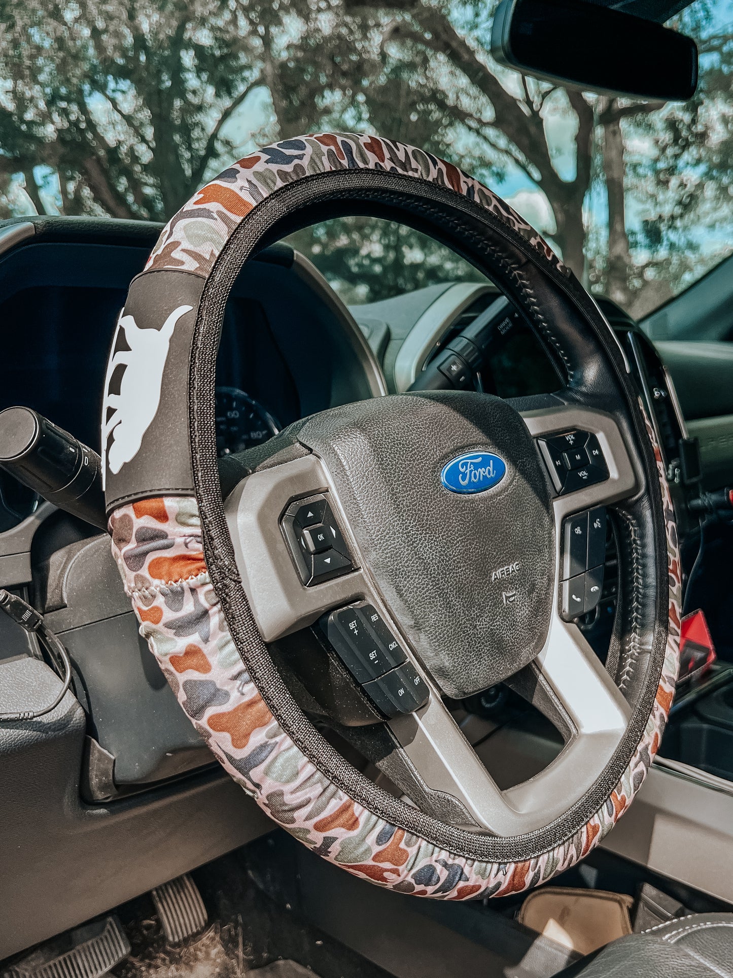 Duck Camo Steering Wheel Cover