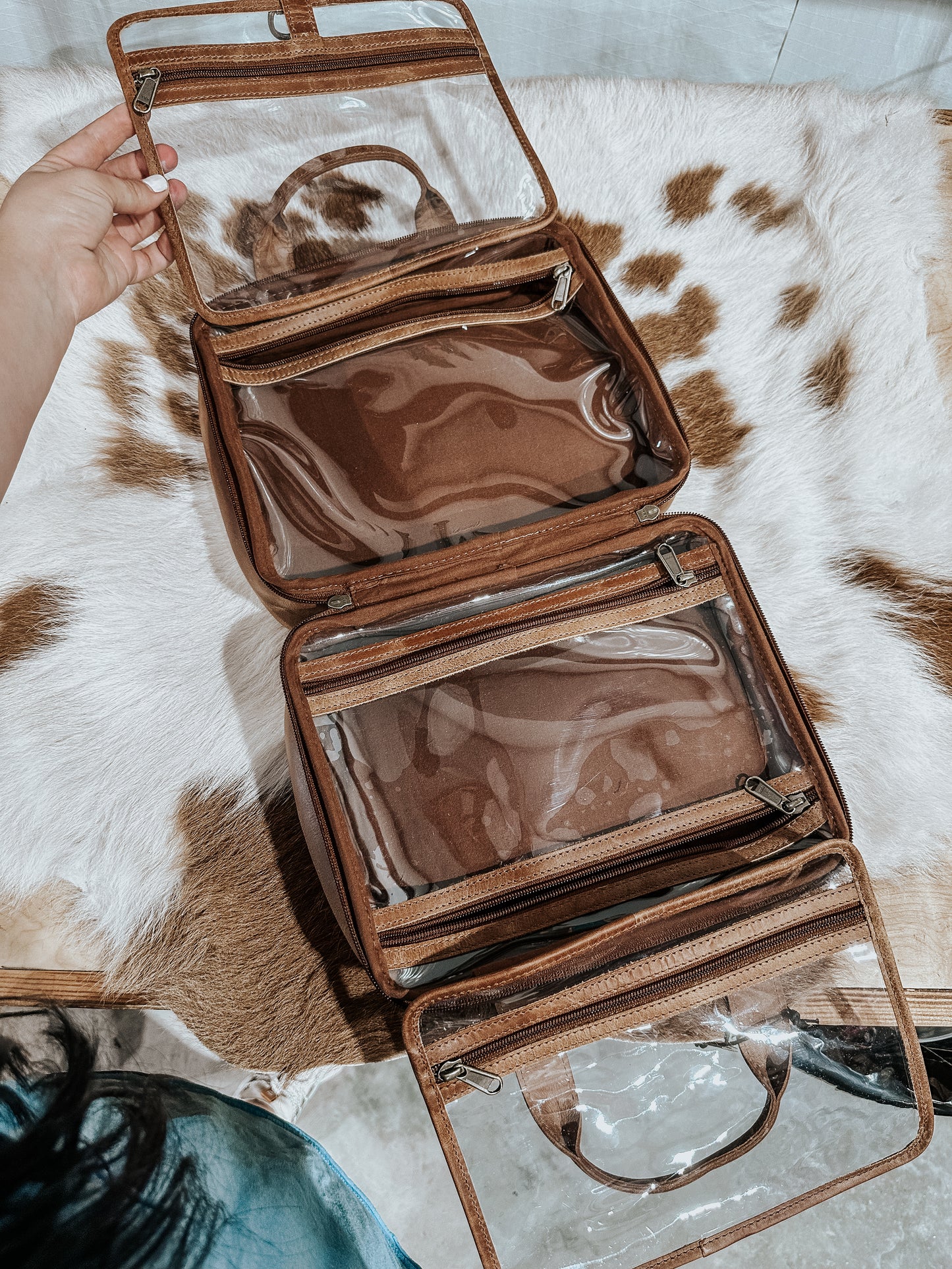 Heritage Leather Toiletry Bag
