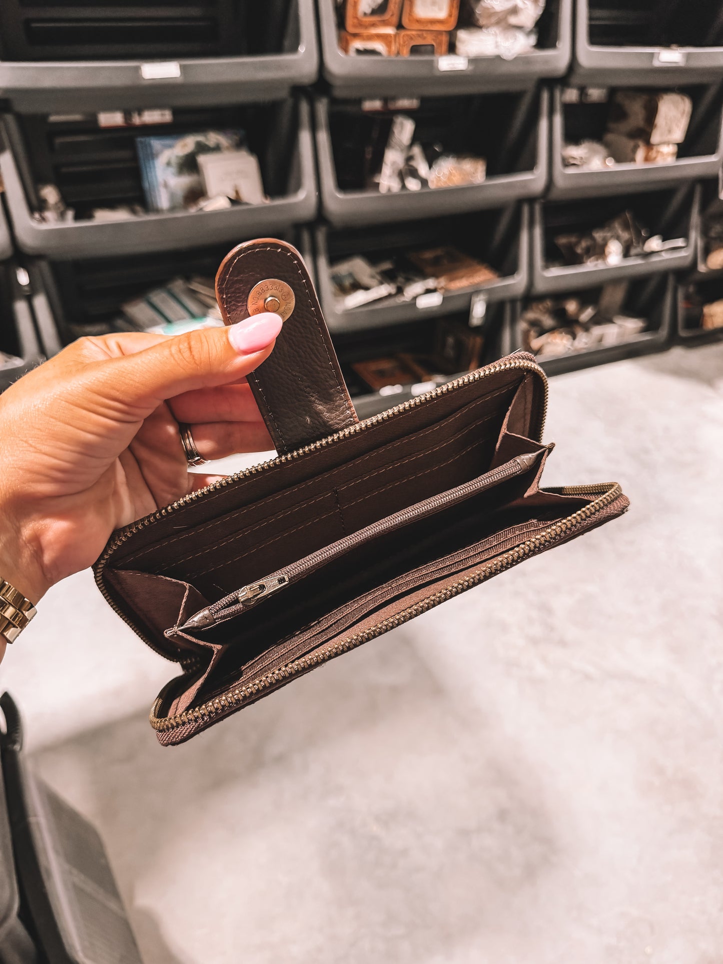 Cowhide & Leather Wallet
