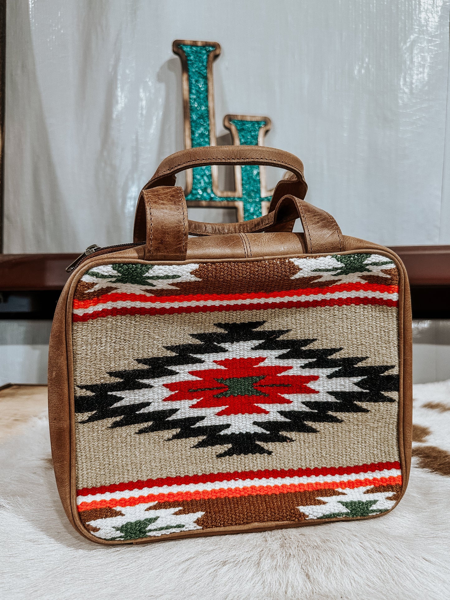 Heritage Leather Toiletry Bag