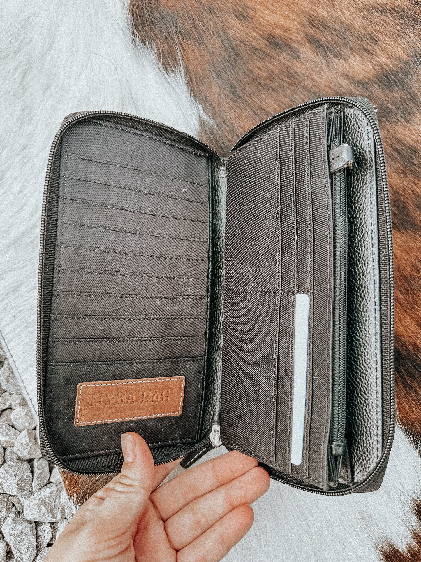 Ranch Cowhide Leather Wallet