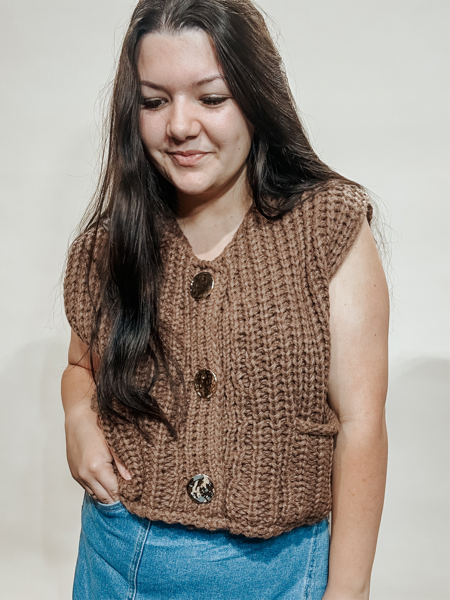 Chunky Knit Sweater Top