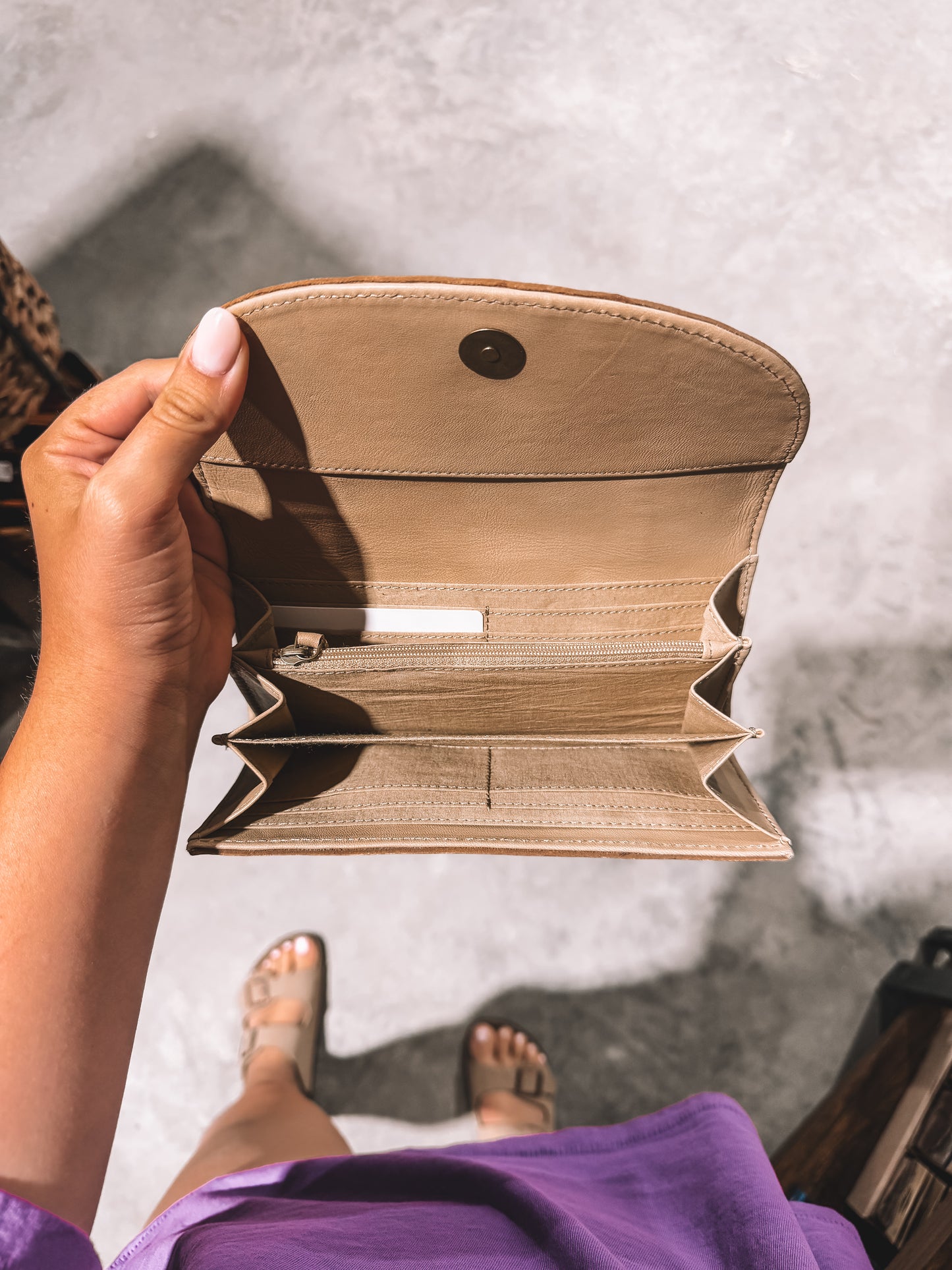 Stoneflower Cowhide & Leather Wallet