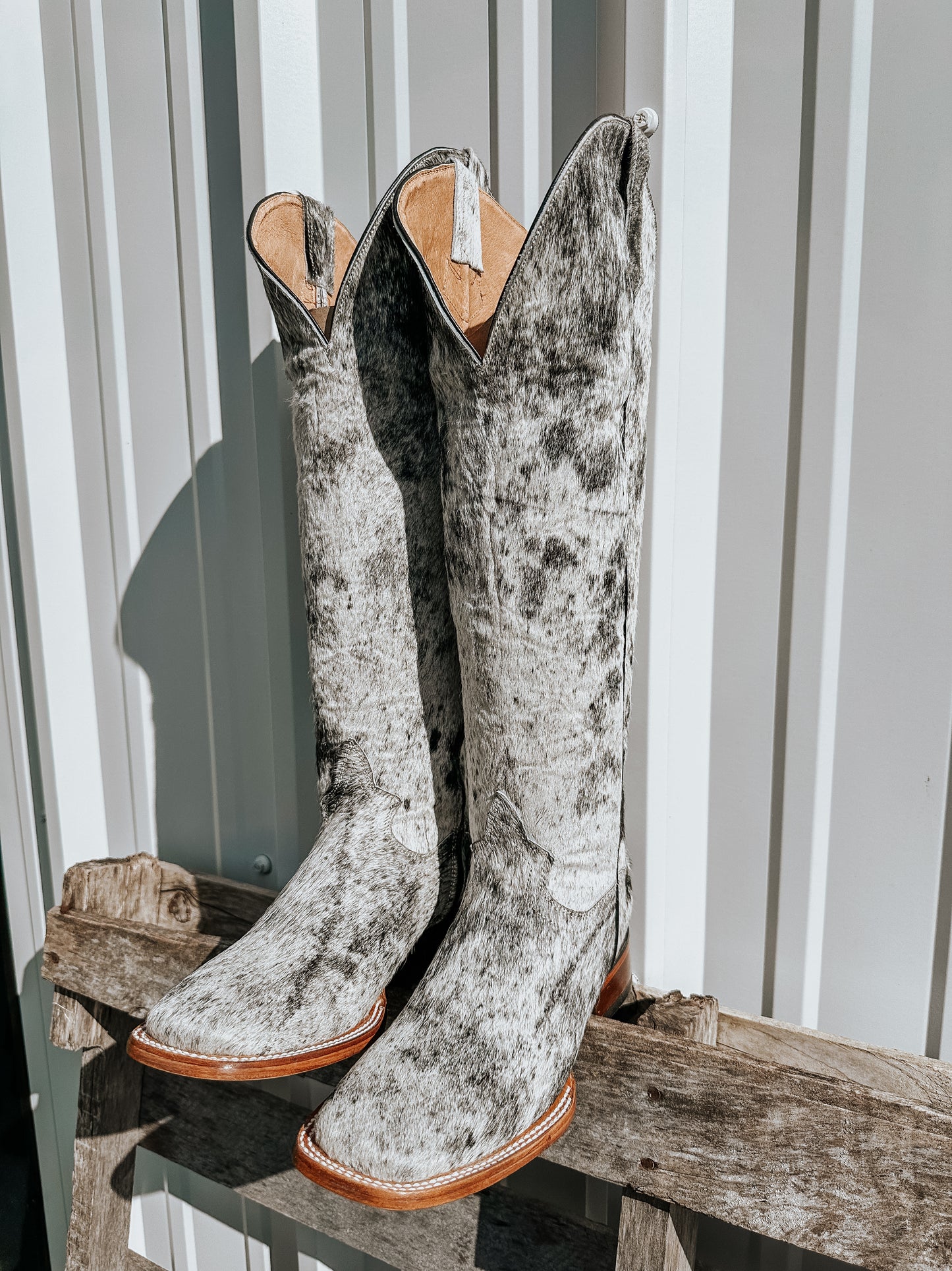 Knee High Square Toe Boots