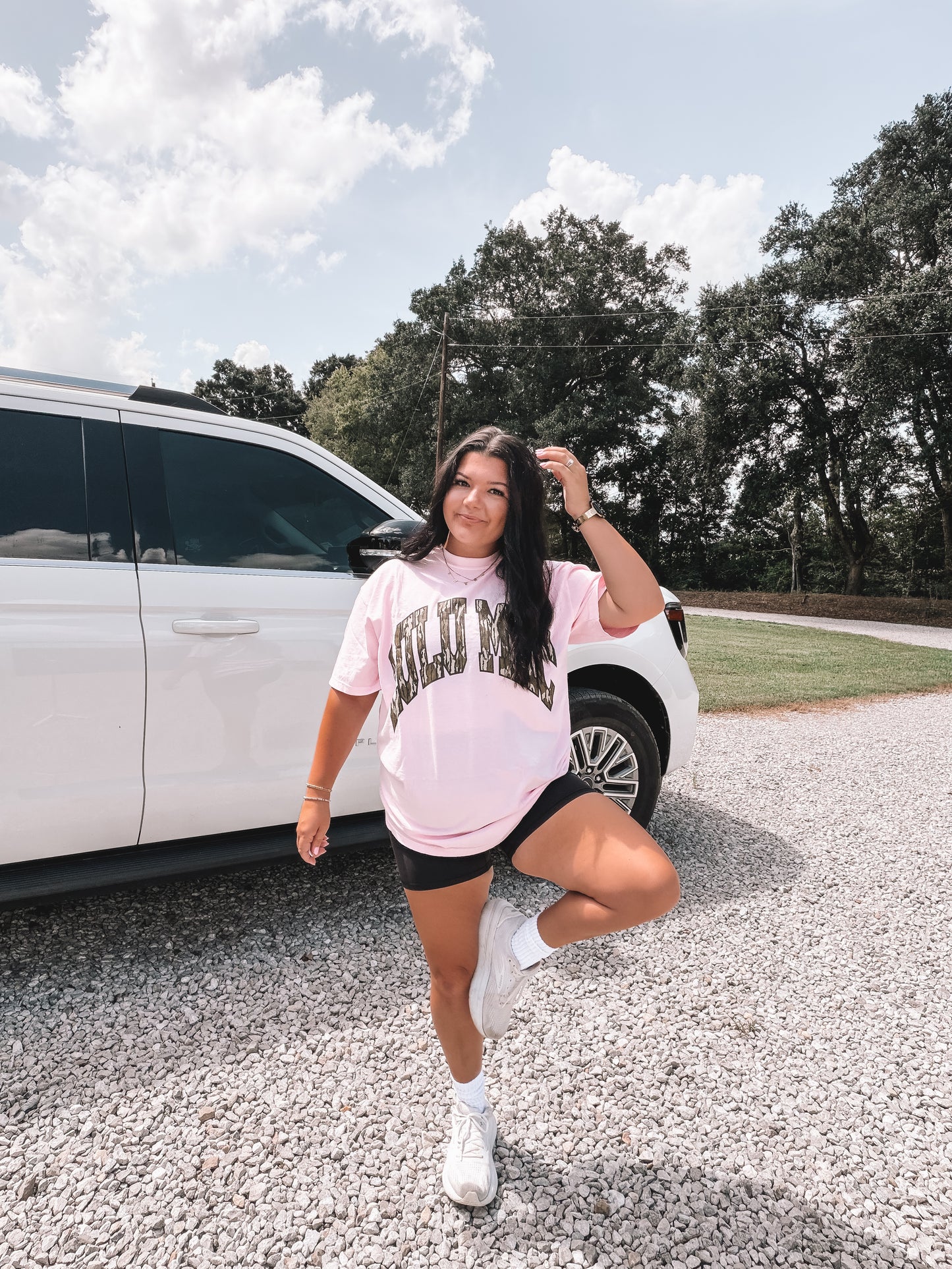 Mossy Lulu Mac Tee in Blossom Pink