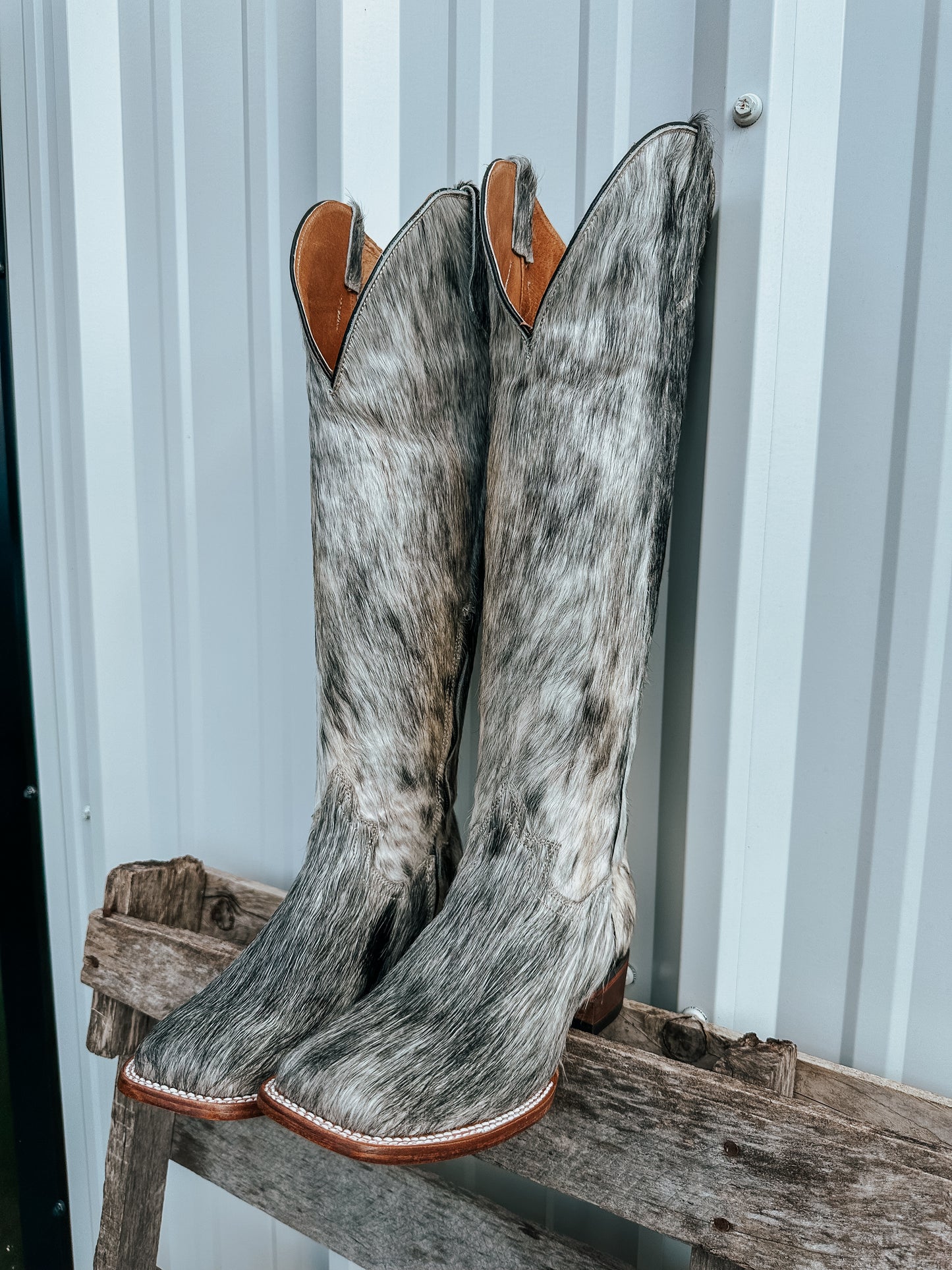 Knee High Square Toe Boots