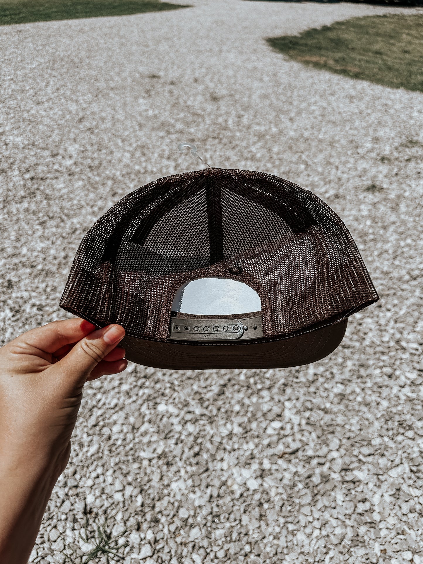 Tooled Leather Bit Hat