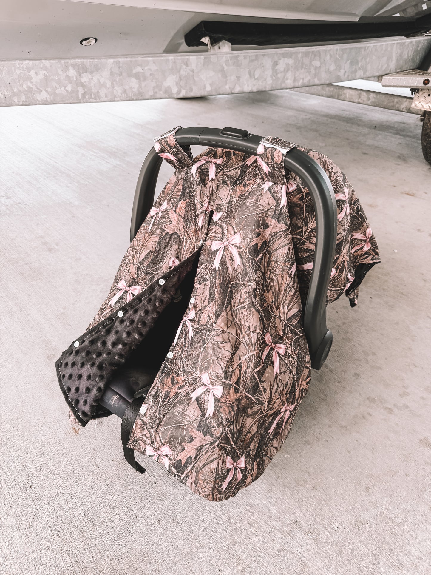 Car Seat Cover - Coquette Mossy Camo