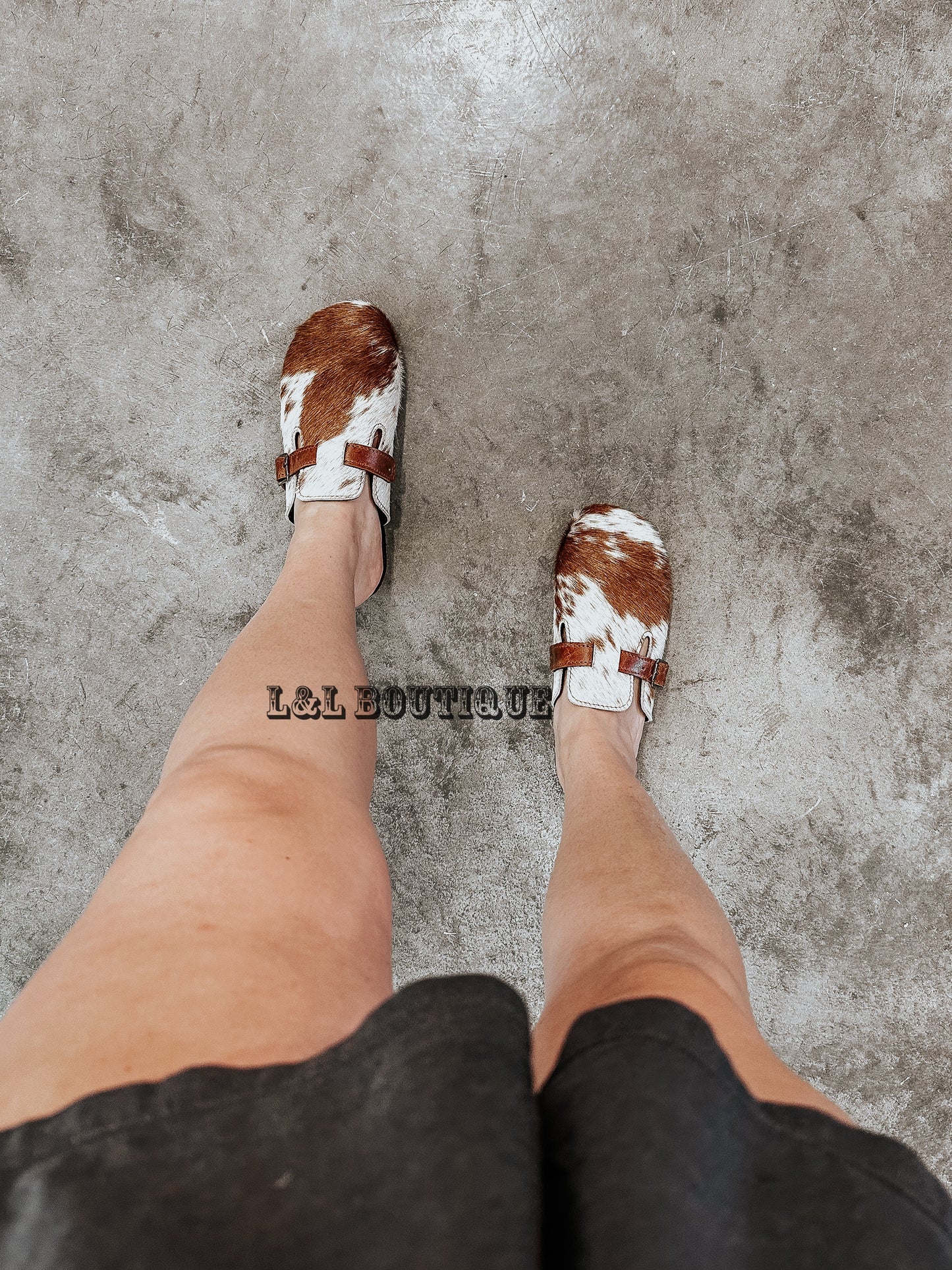 Cowhide Potato Style Shoes