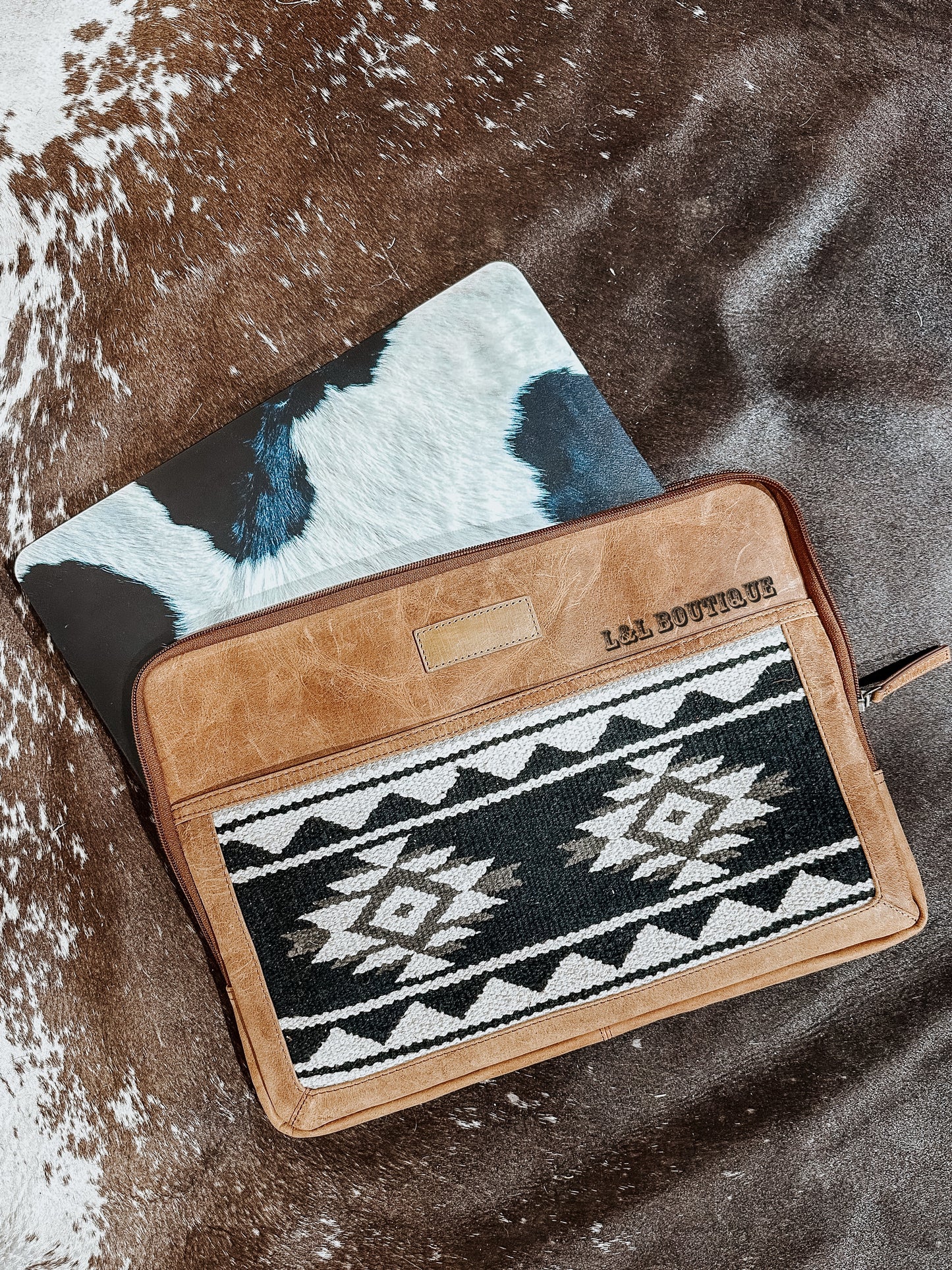 Minerva Leather Laptop Case