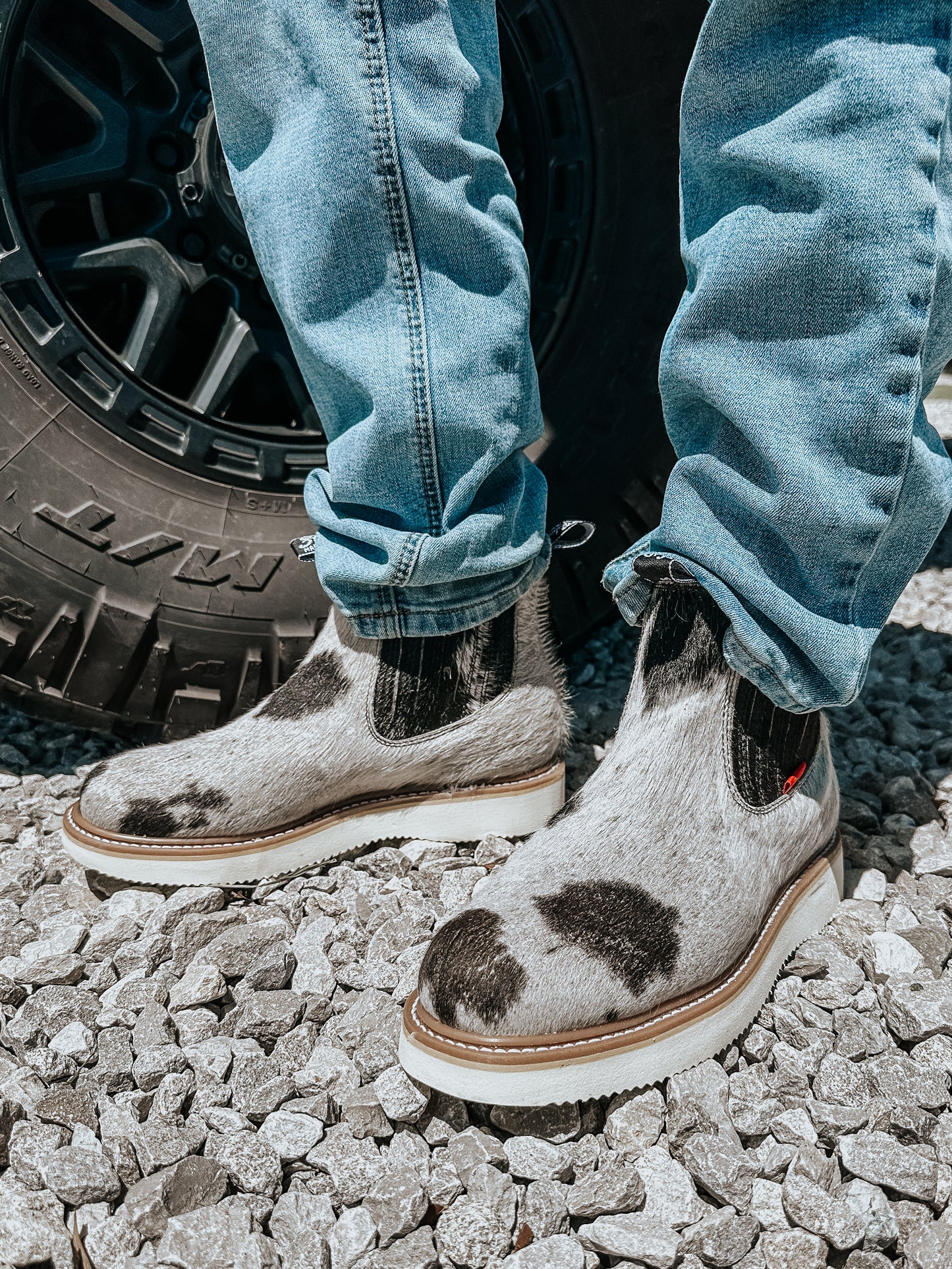 Cowhide Lechera Boot in Men