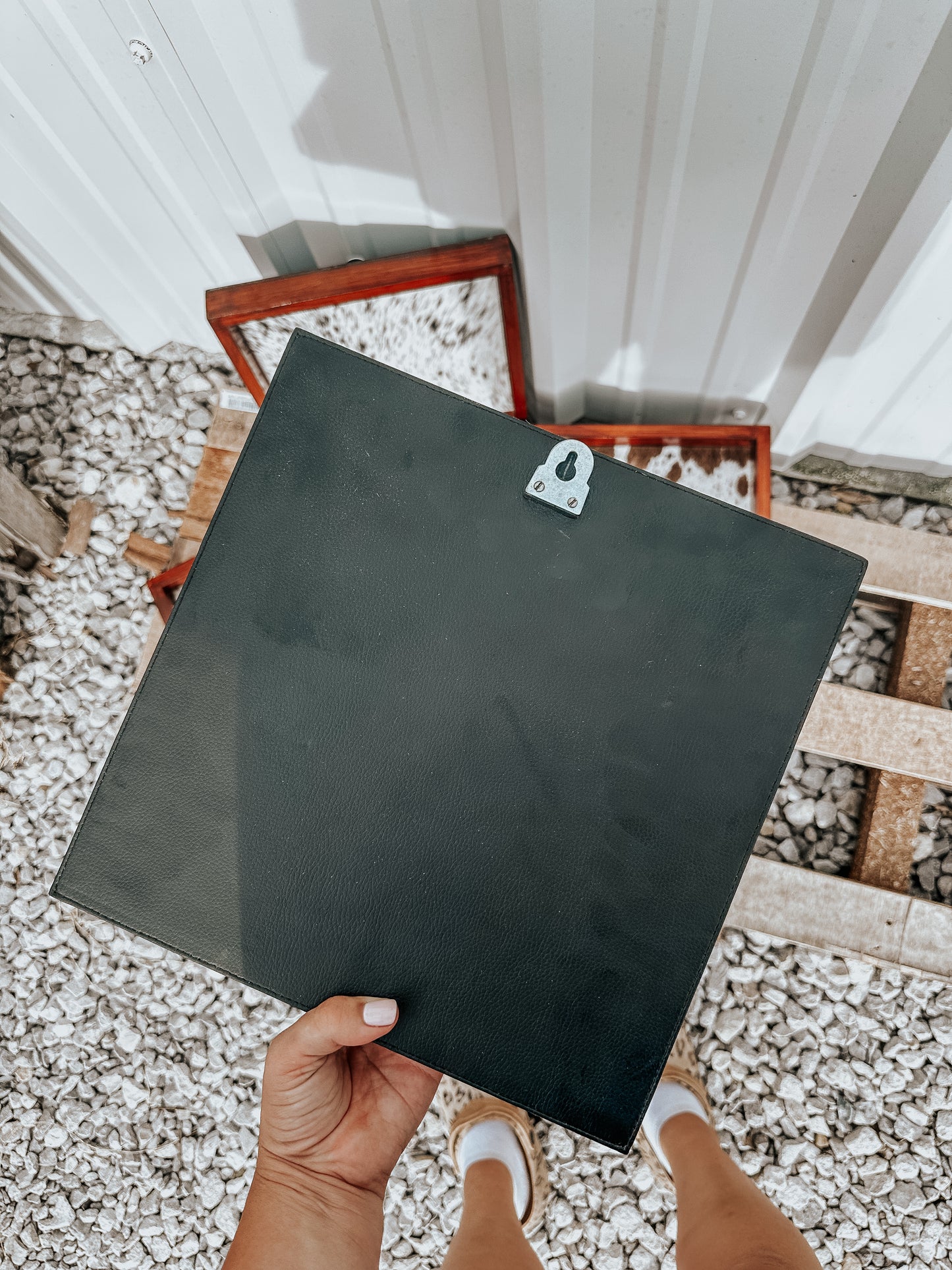 Cowhide Branding Ceremony Frame
