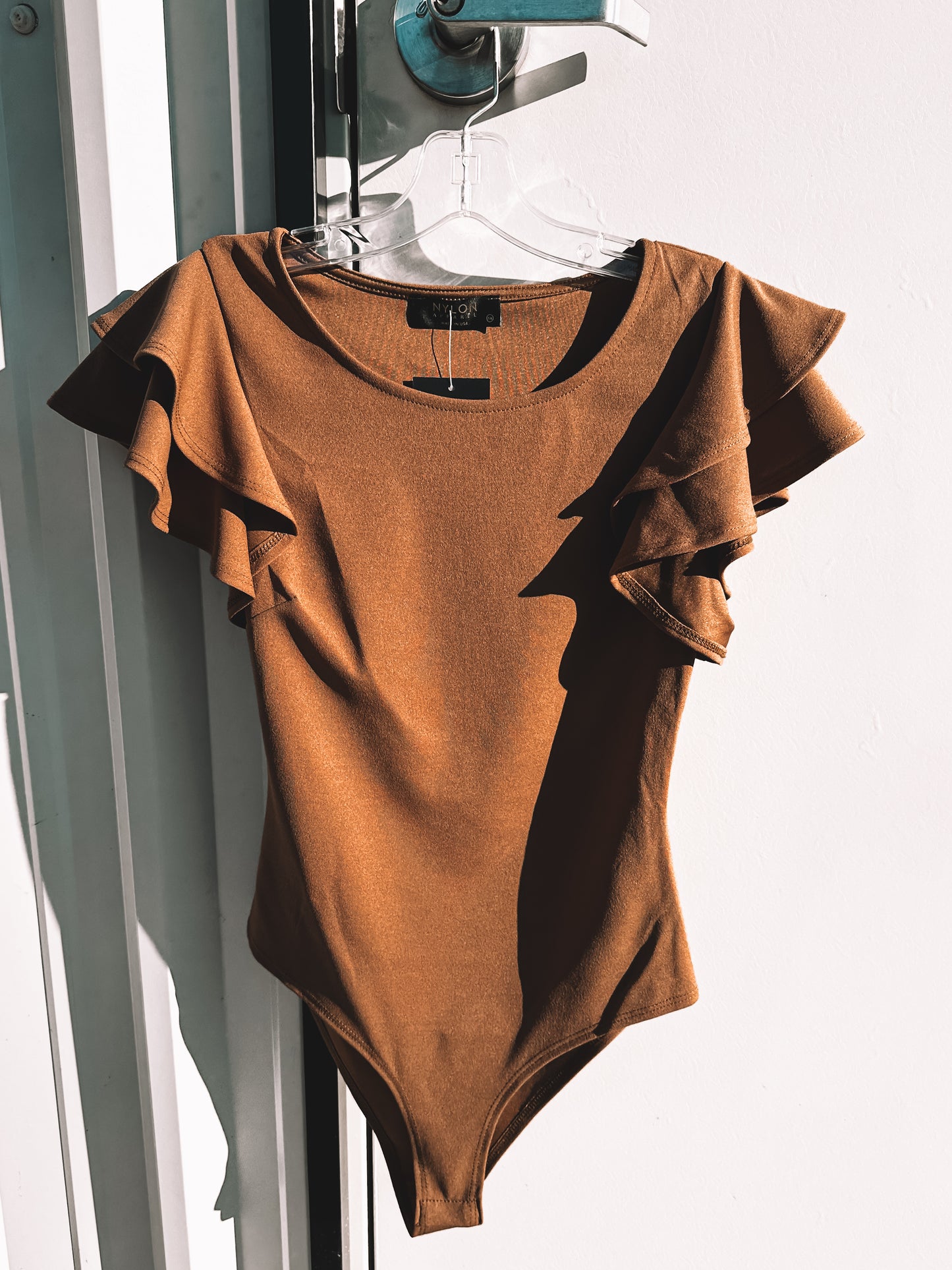 Brown Bodysuit Top