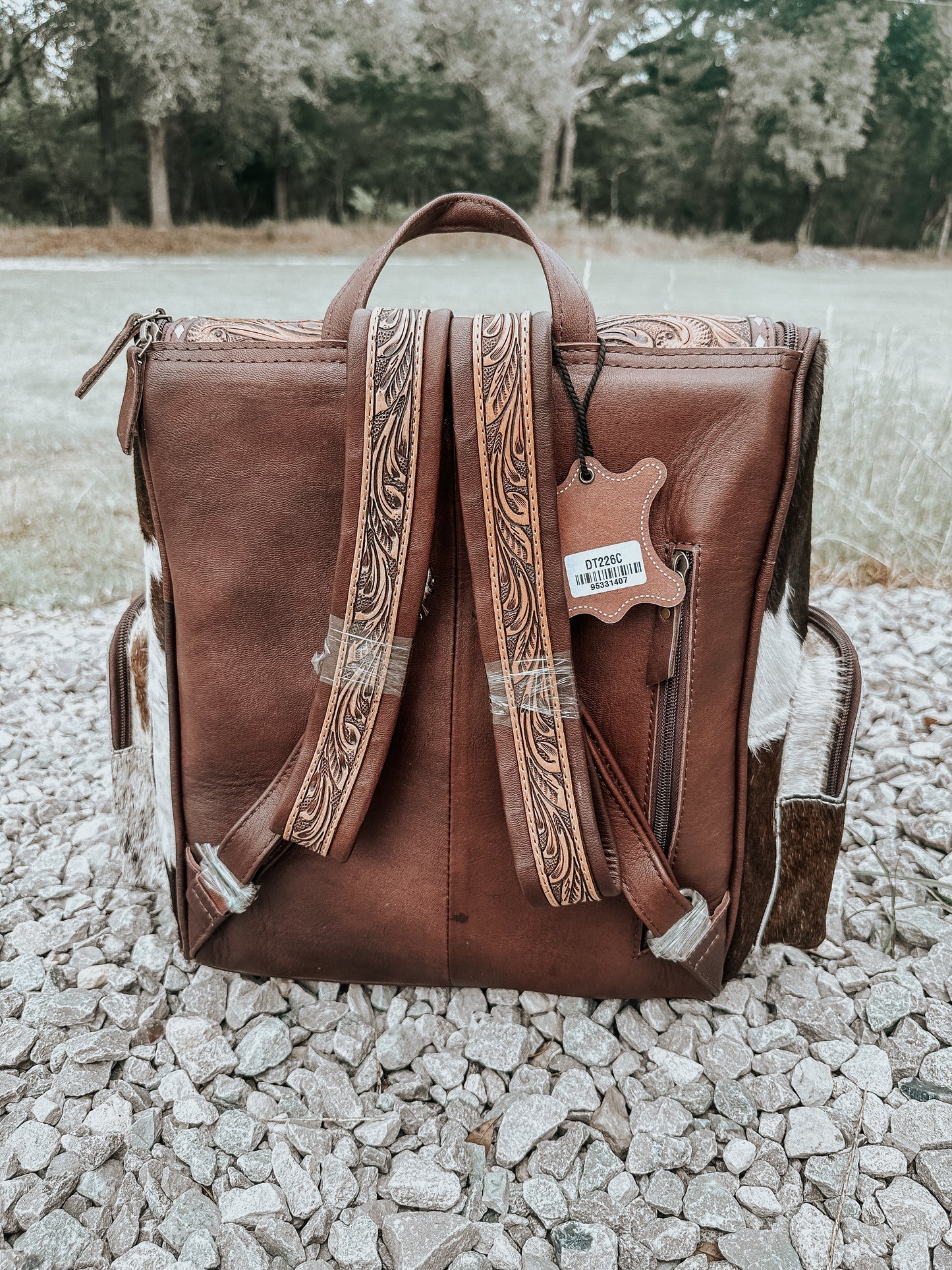 Tulsa Cowhide Leather Backpack