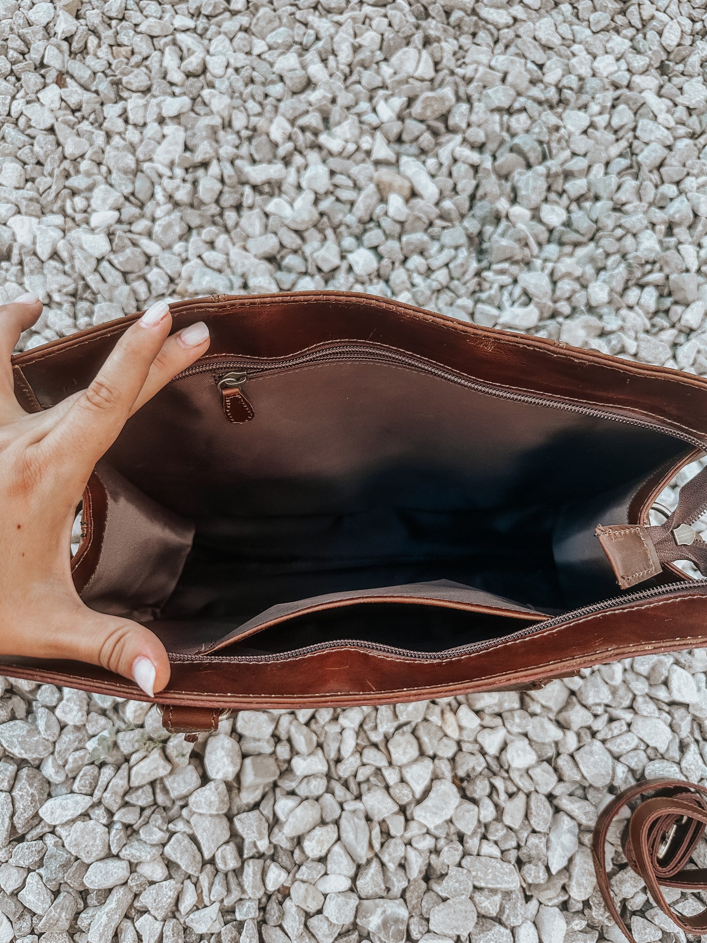 State Of Mind Cowhide Crossbody Purse