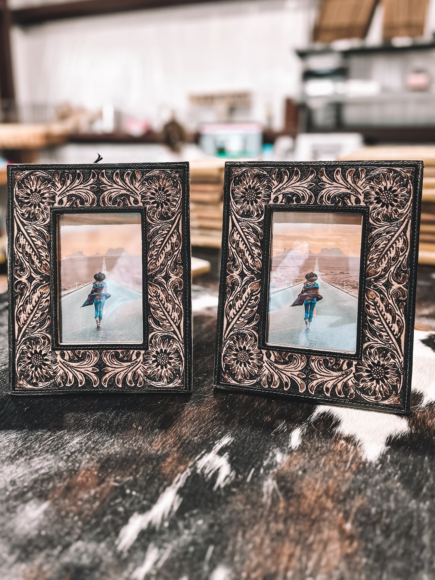 Wyburn Leather Picture Frame