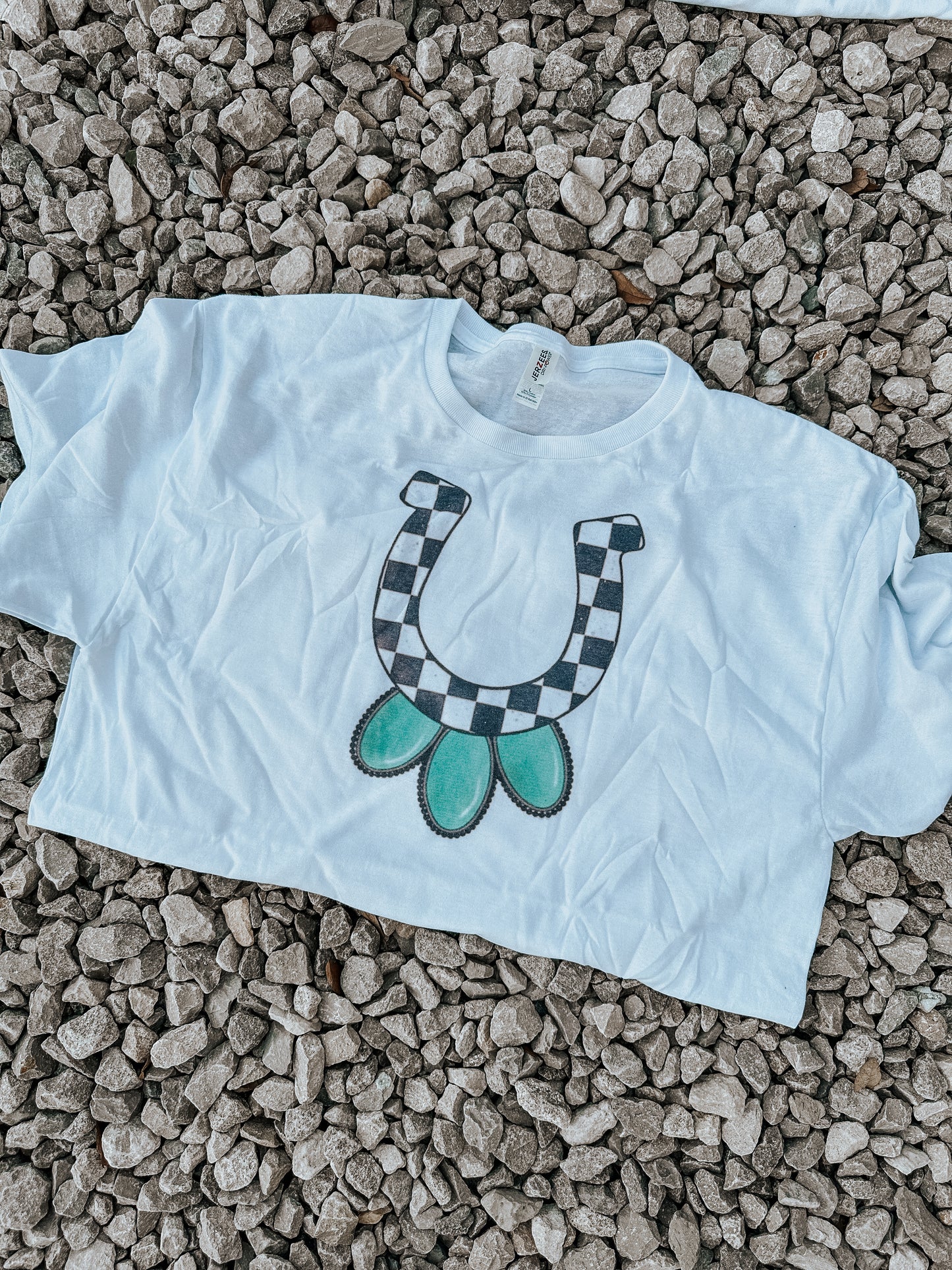 Checkered Horseshoe Value Tee