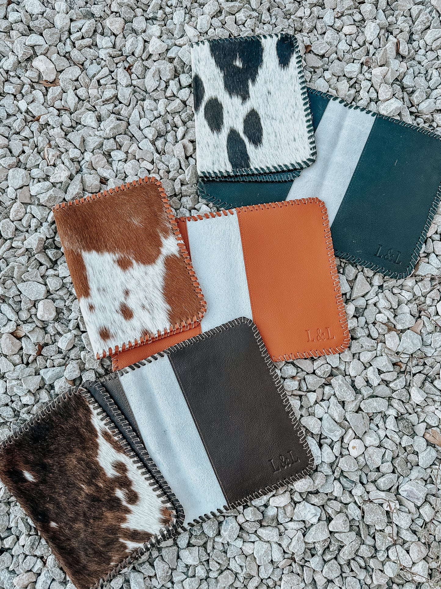 Cowhide Buckstitch Bible Cover
