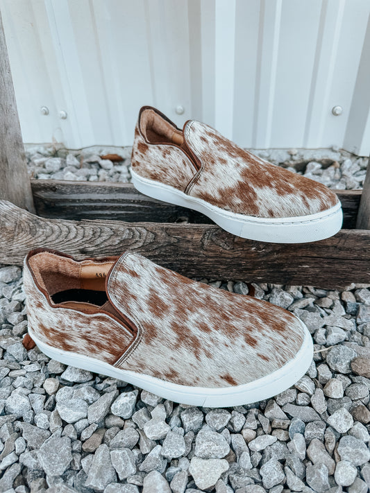 Cowhide Sneakers in Brown
