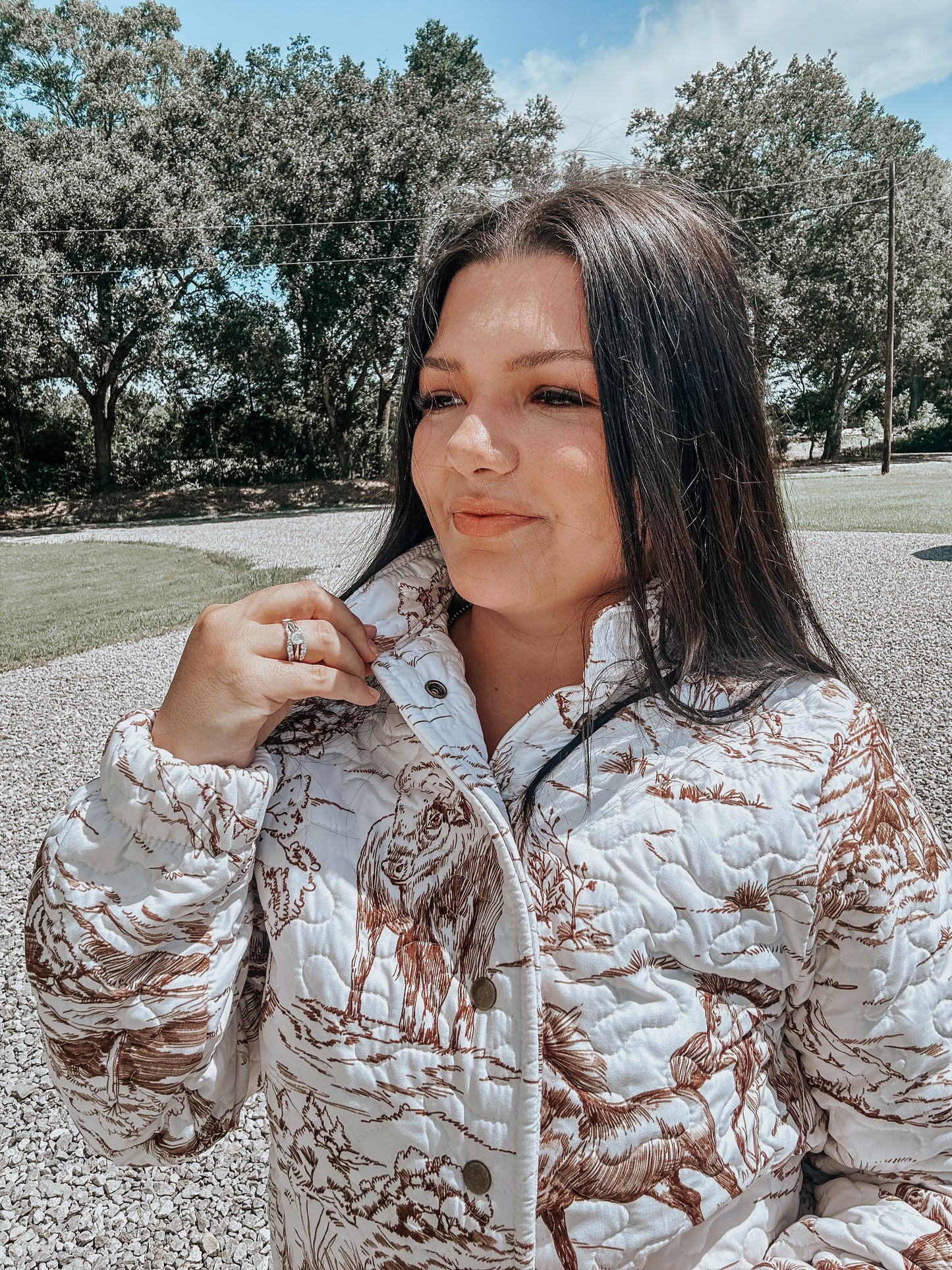 Mocha Rodeo Bomber Jacket