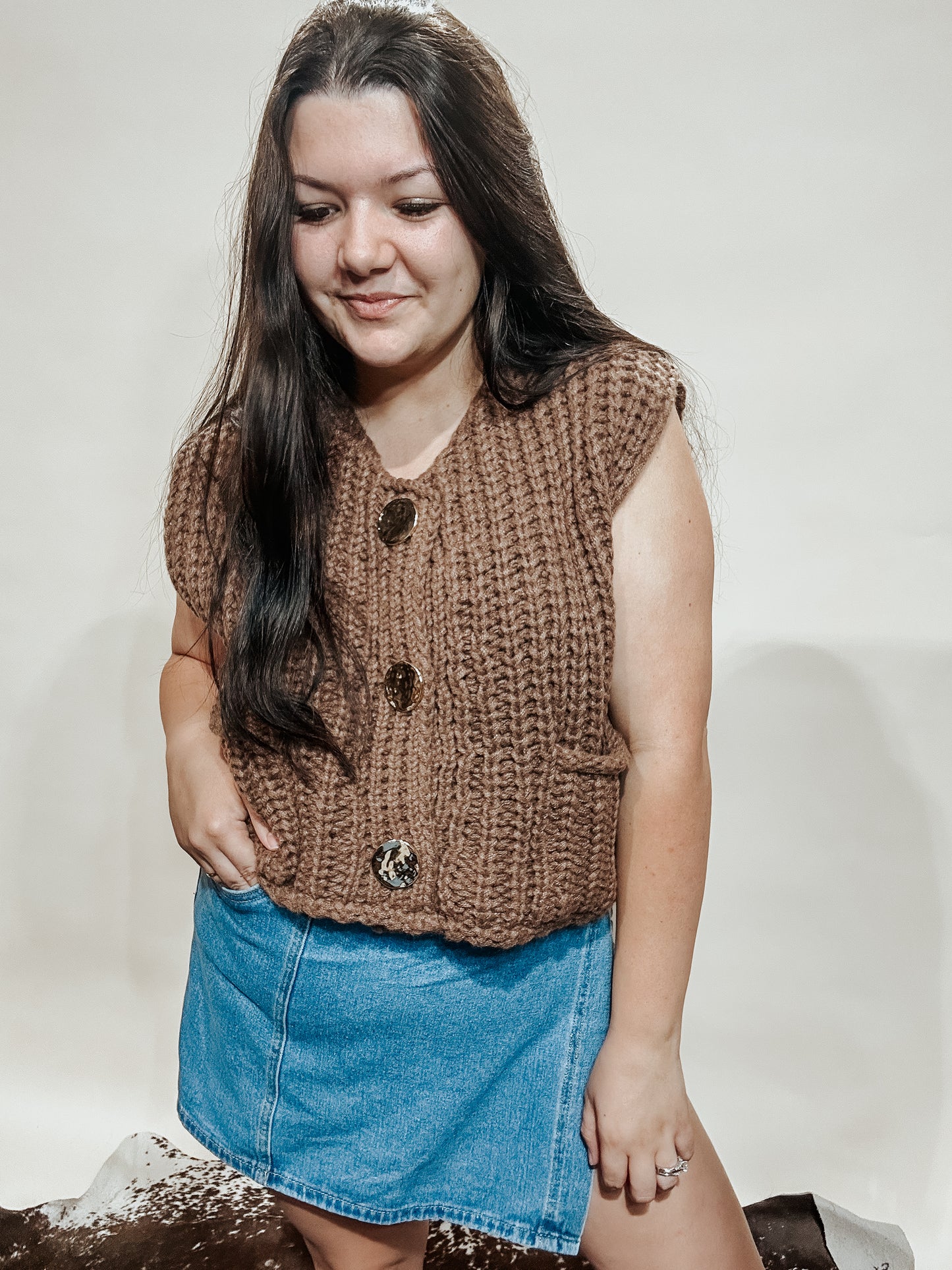 Chunky Knit Sweater Top
