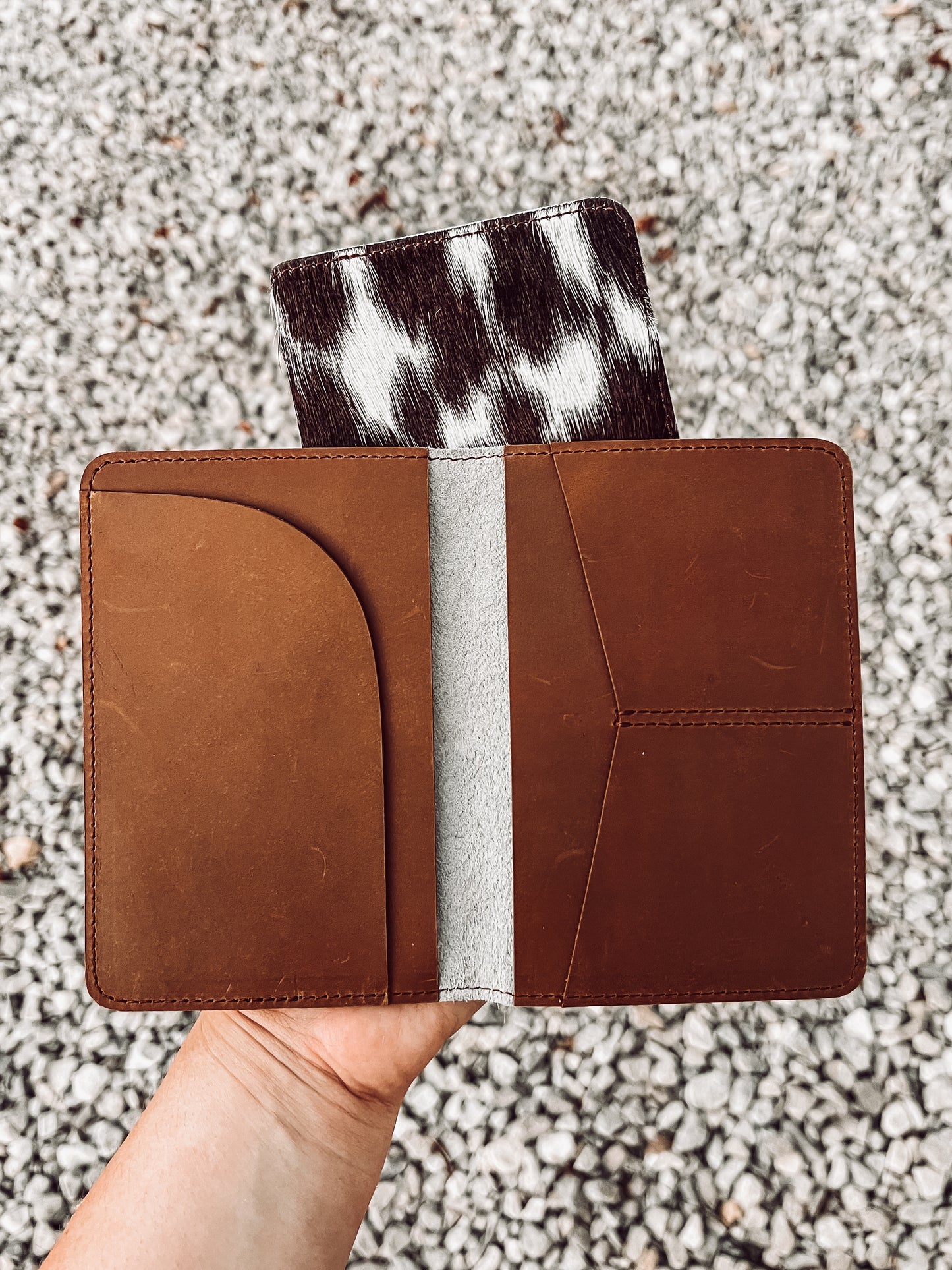 Cowhide Passport Cover