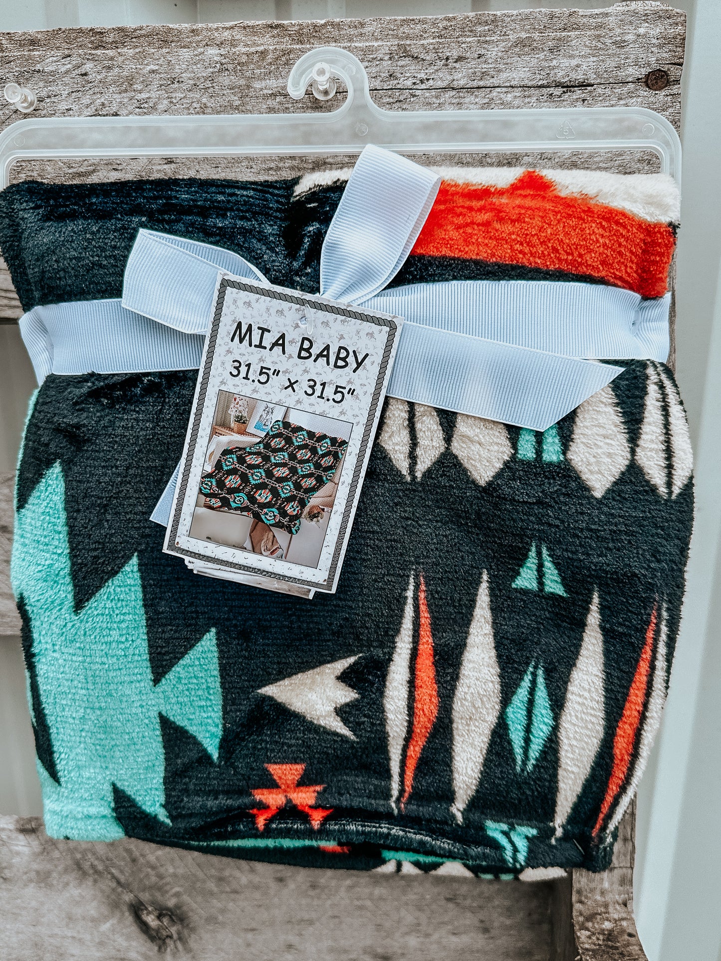 Mia Baby Blanket Black