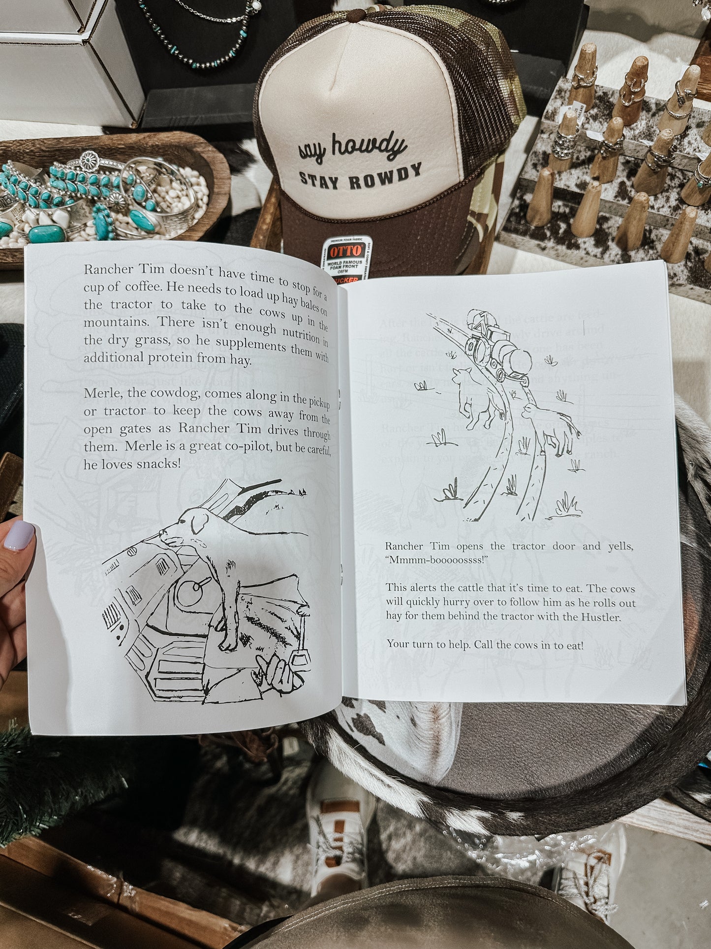 Cattle Coloring Book