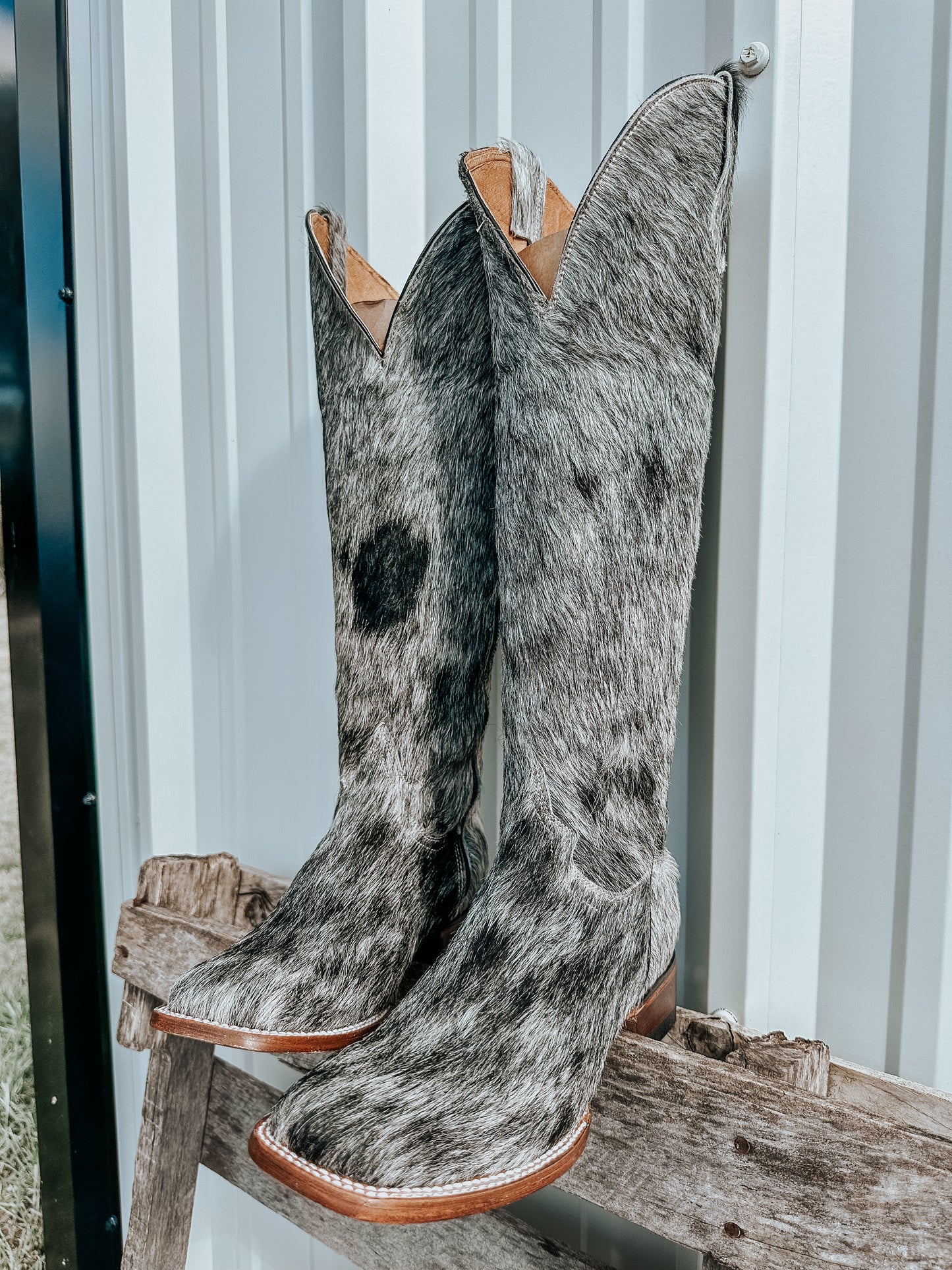 Knee High Square Toe Boots