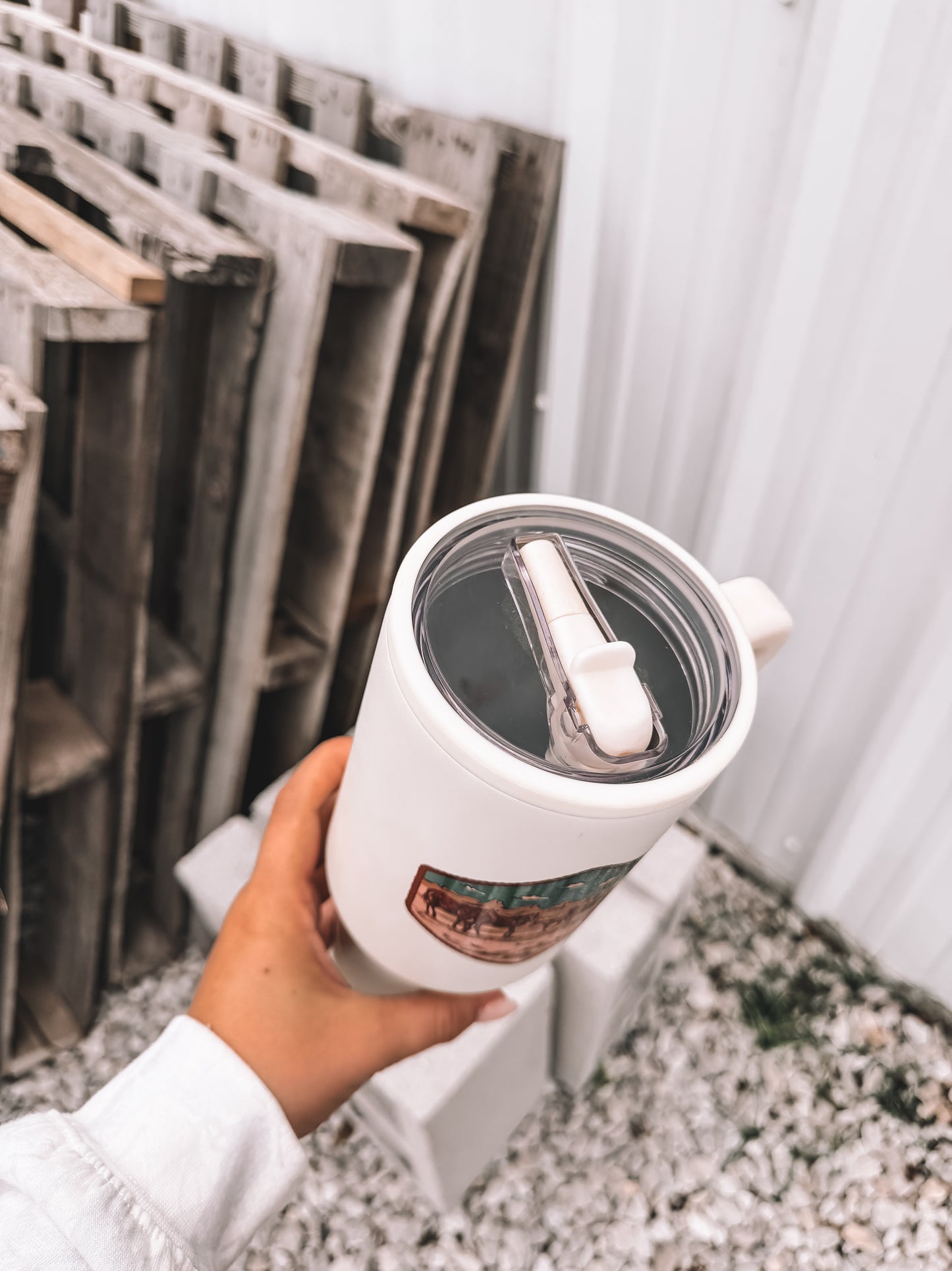 Herd Tumbler in Cream
