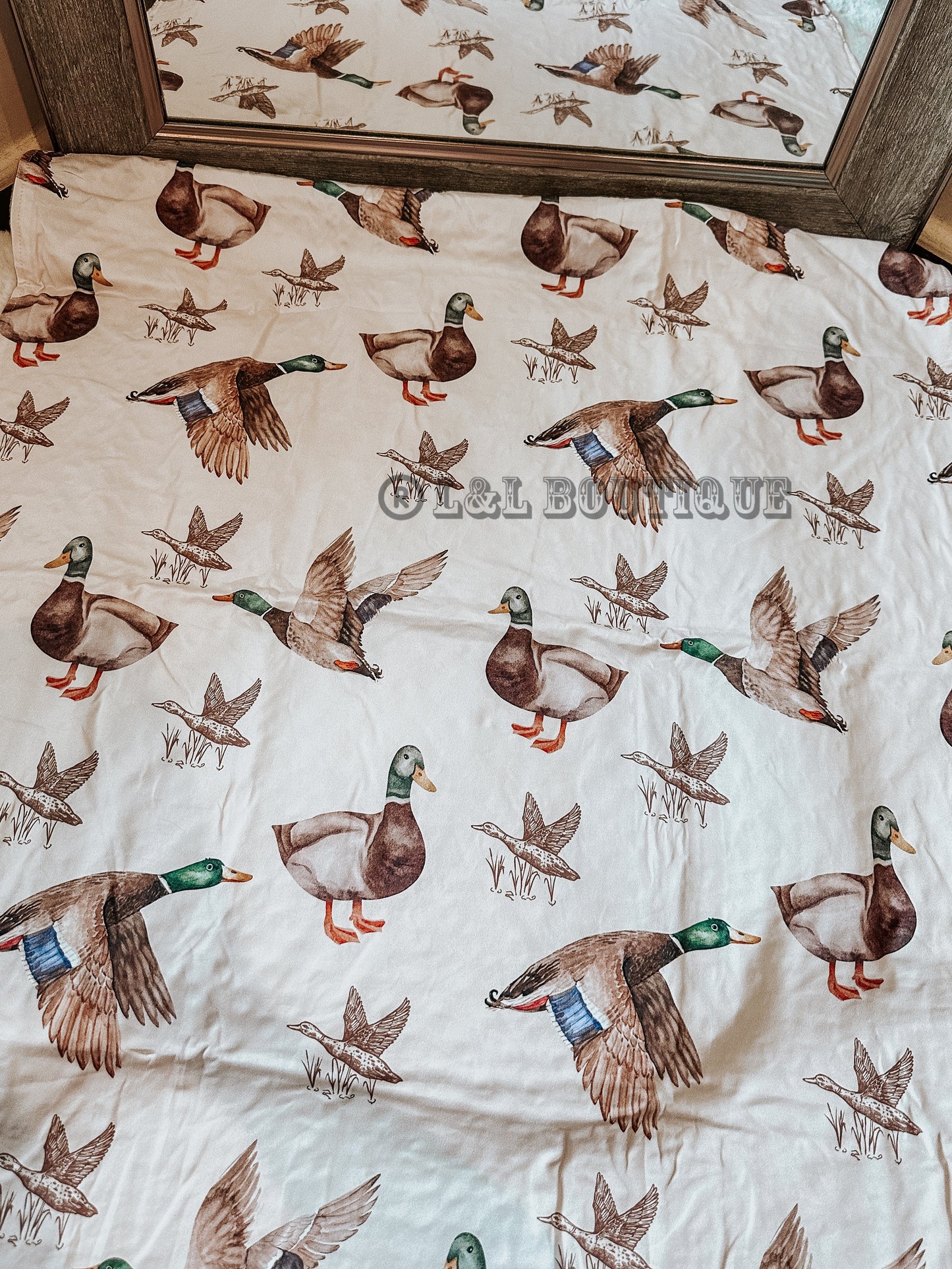 Minky Duck Baby Blanket