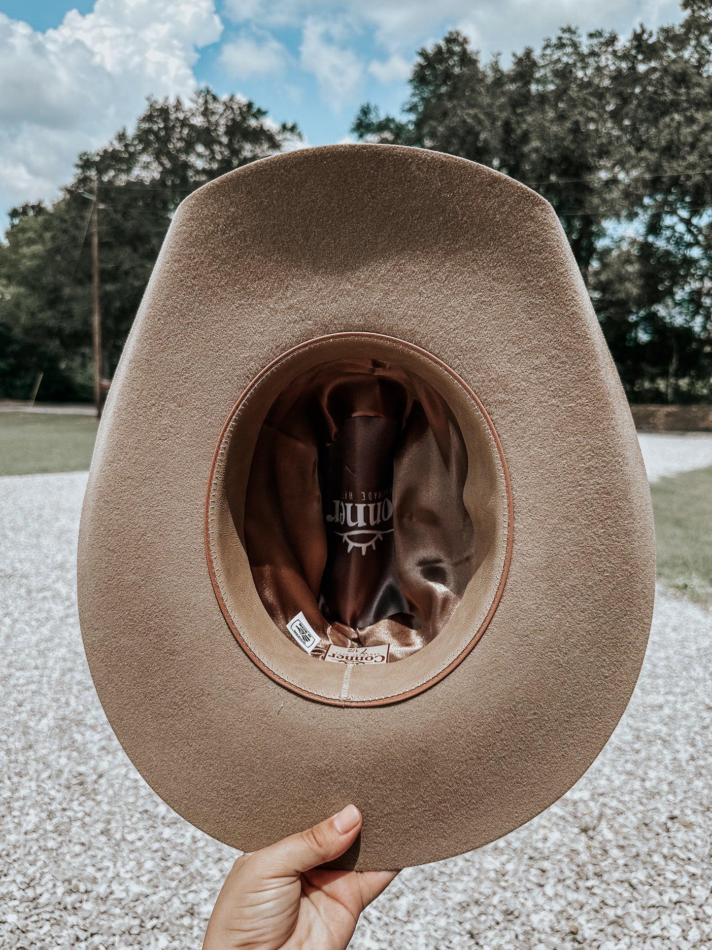 Wool Cowboy Hat in Chestnut
