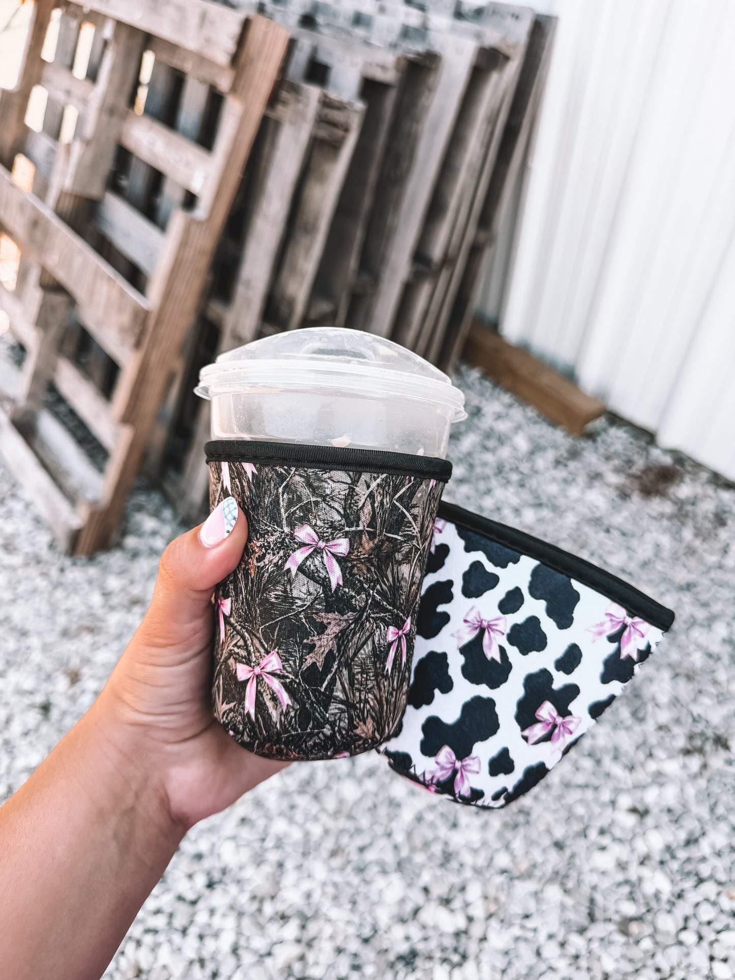 Coquette Mossy Camo Latte Koozie