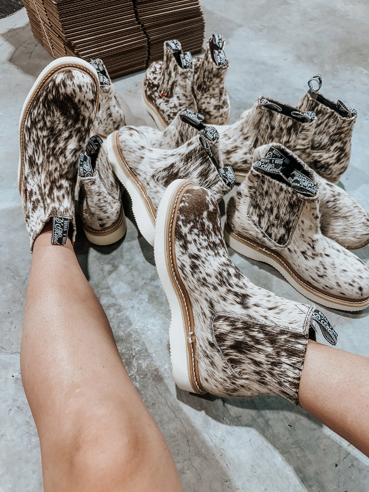 Cowhide Lechera Boot in Women
