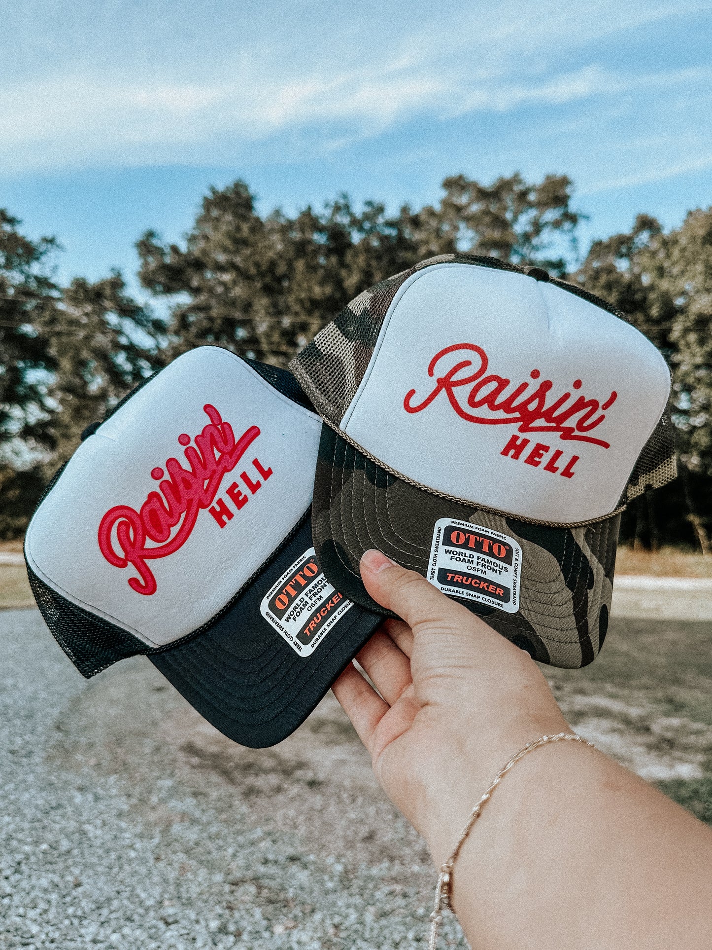 Raisin Hell Trucker Hat
