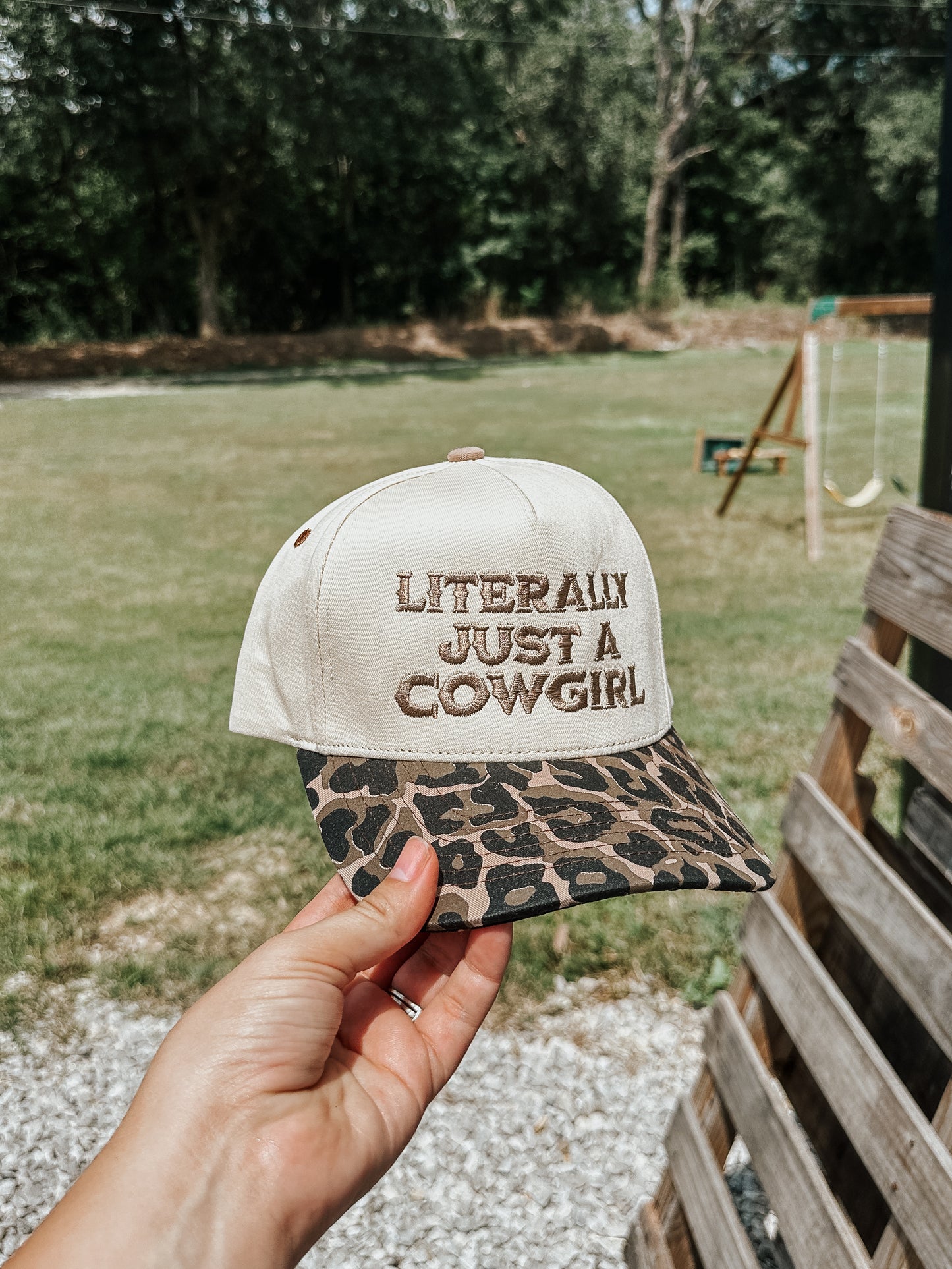 Literally Just A Cowgirl Trucker Hat