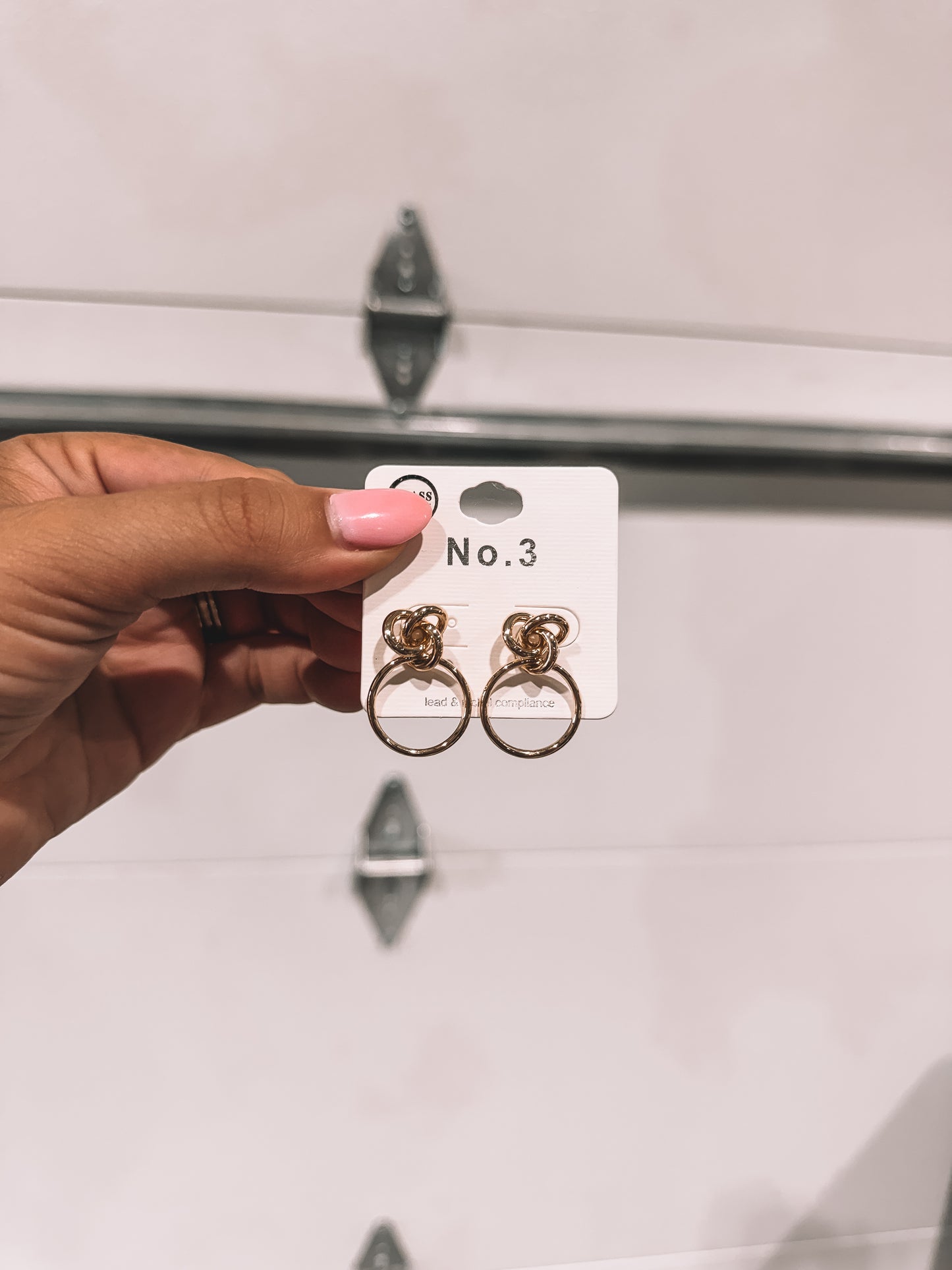 Gold Knot Earrings