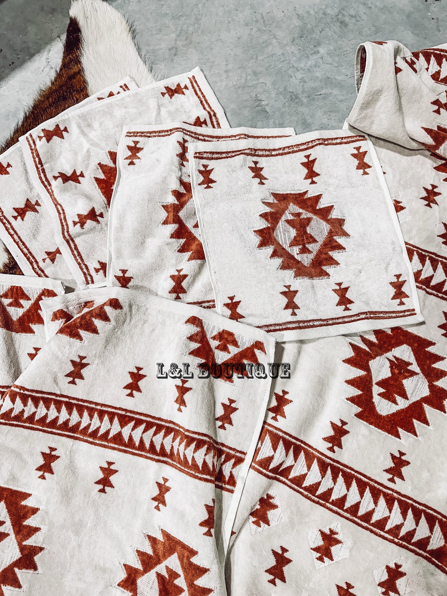 Sands Aztec Bath Towel Set of 7