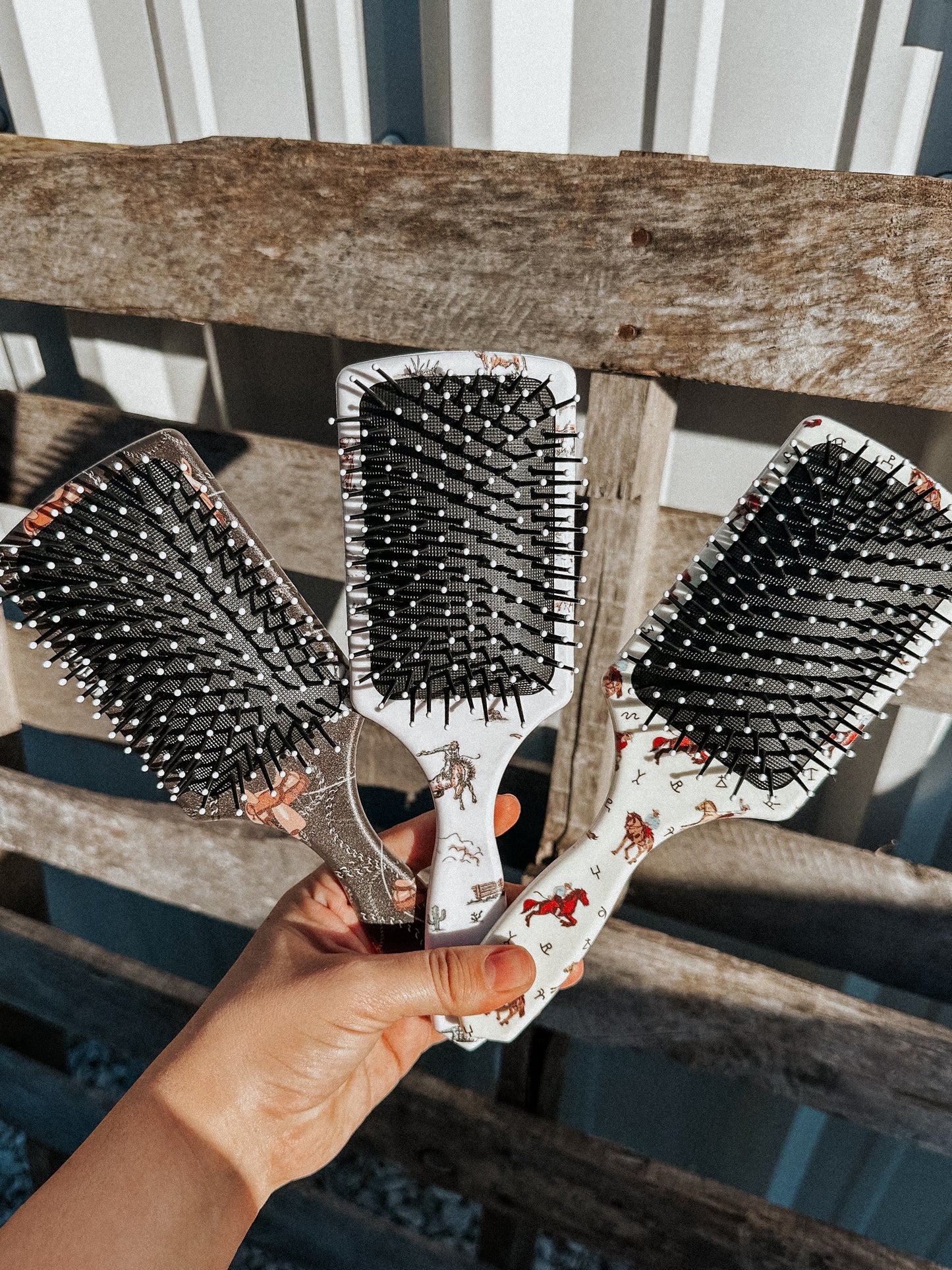 Cowboy Hair Brush