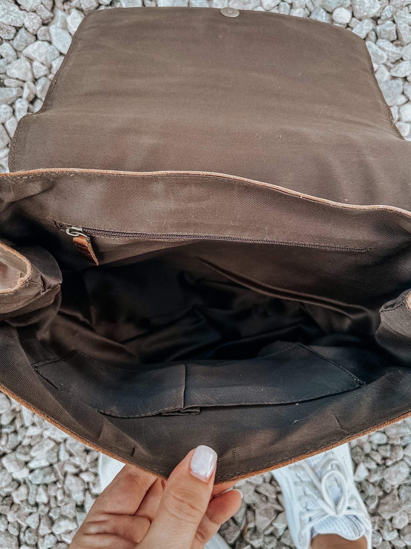 Doubled Up Cowhide Leather Backpack